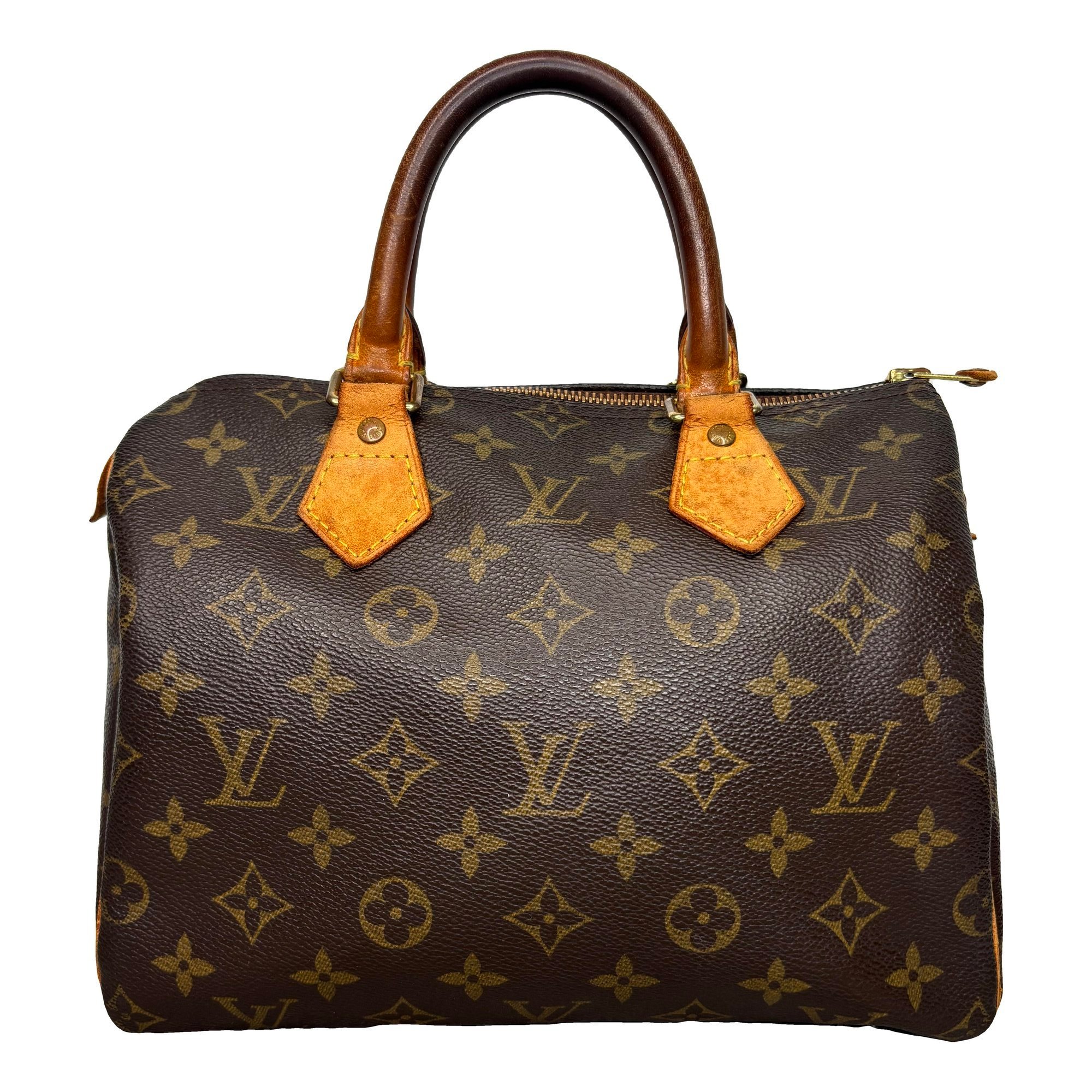 Speedy leather handbag