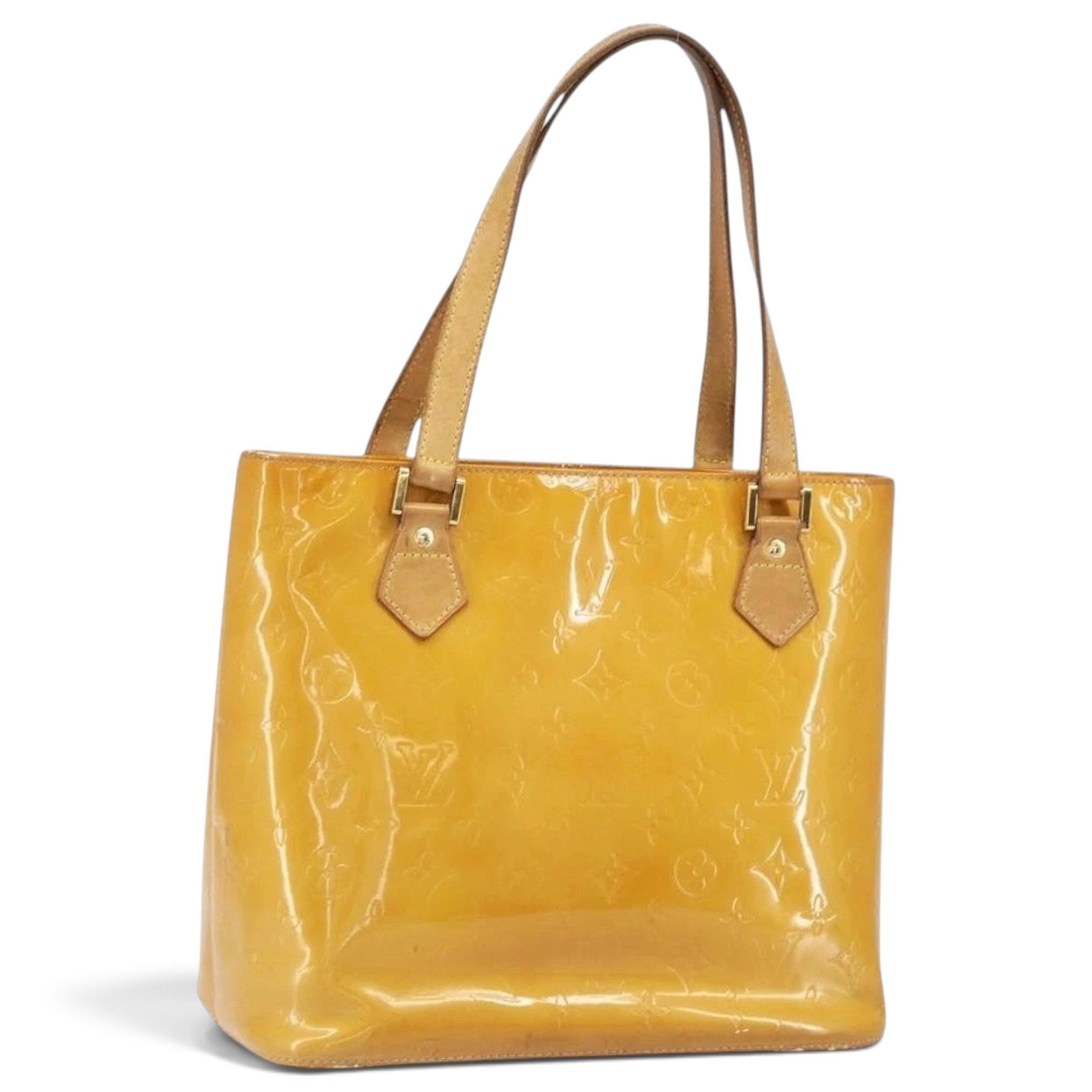 Houston patent leather handbag