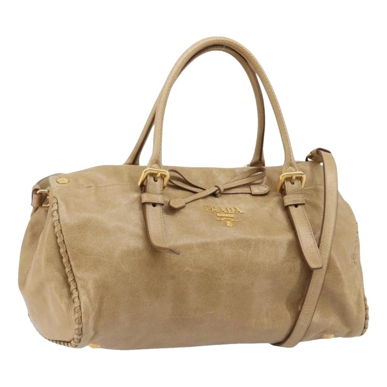 Leather handbag