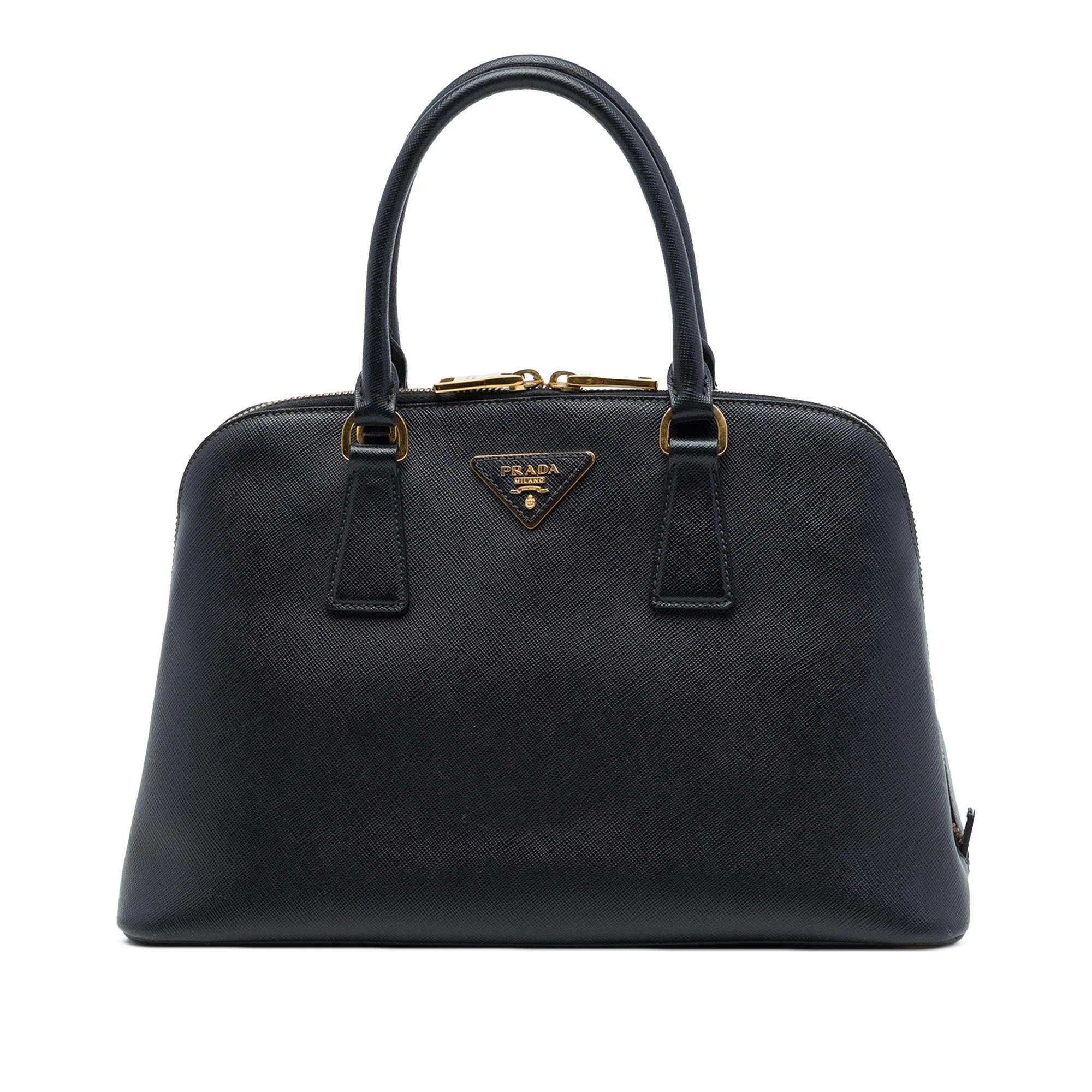 Promenade leather handbag