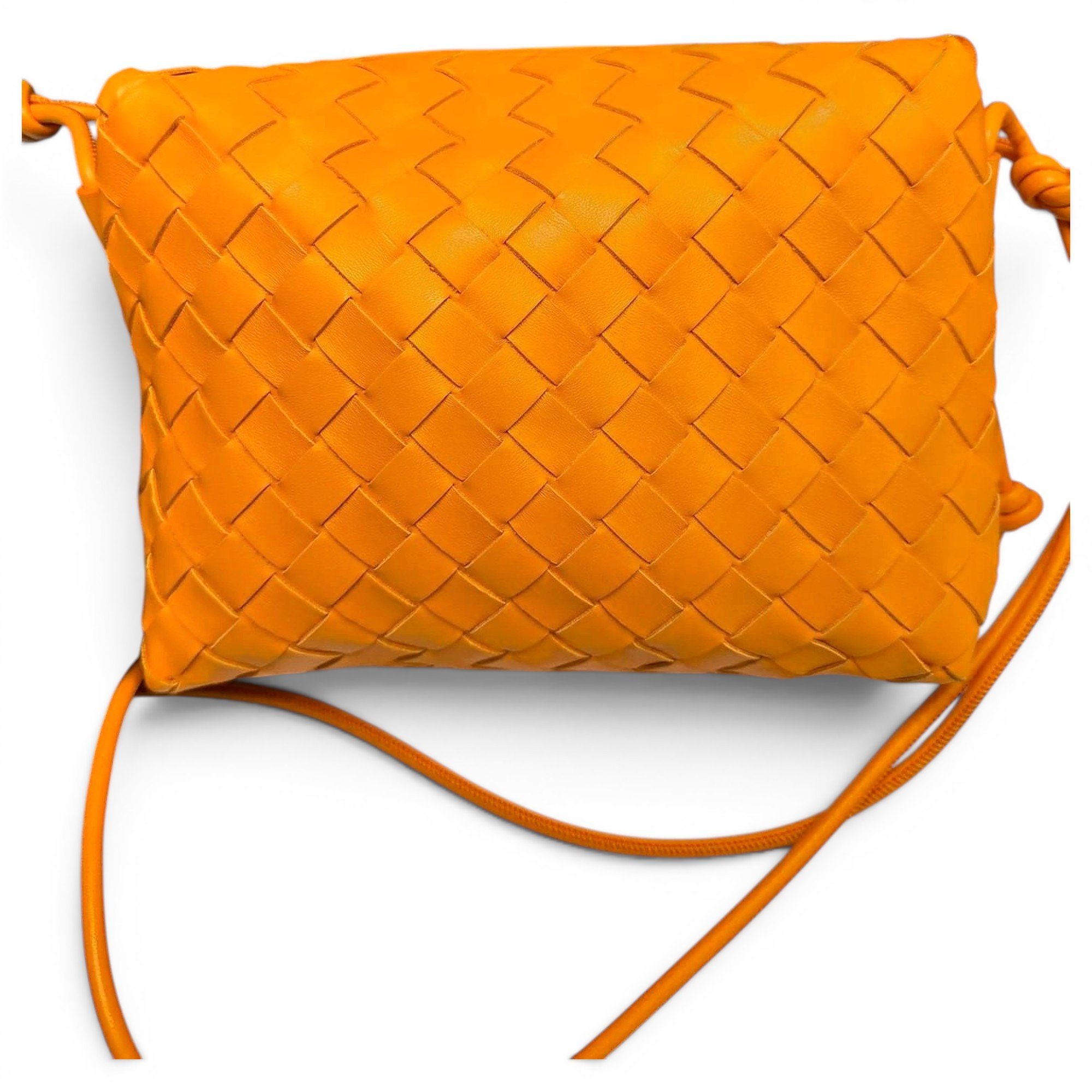 Loop leather crossbody bag