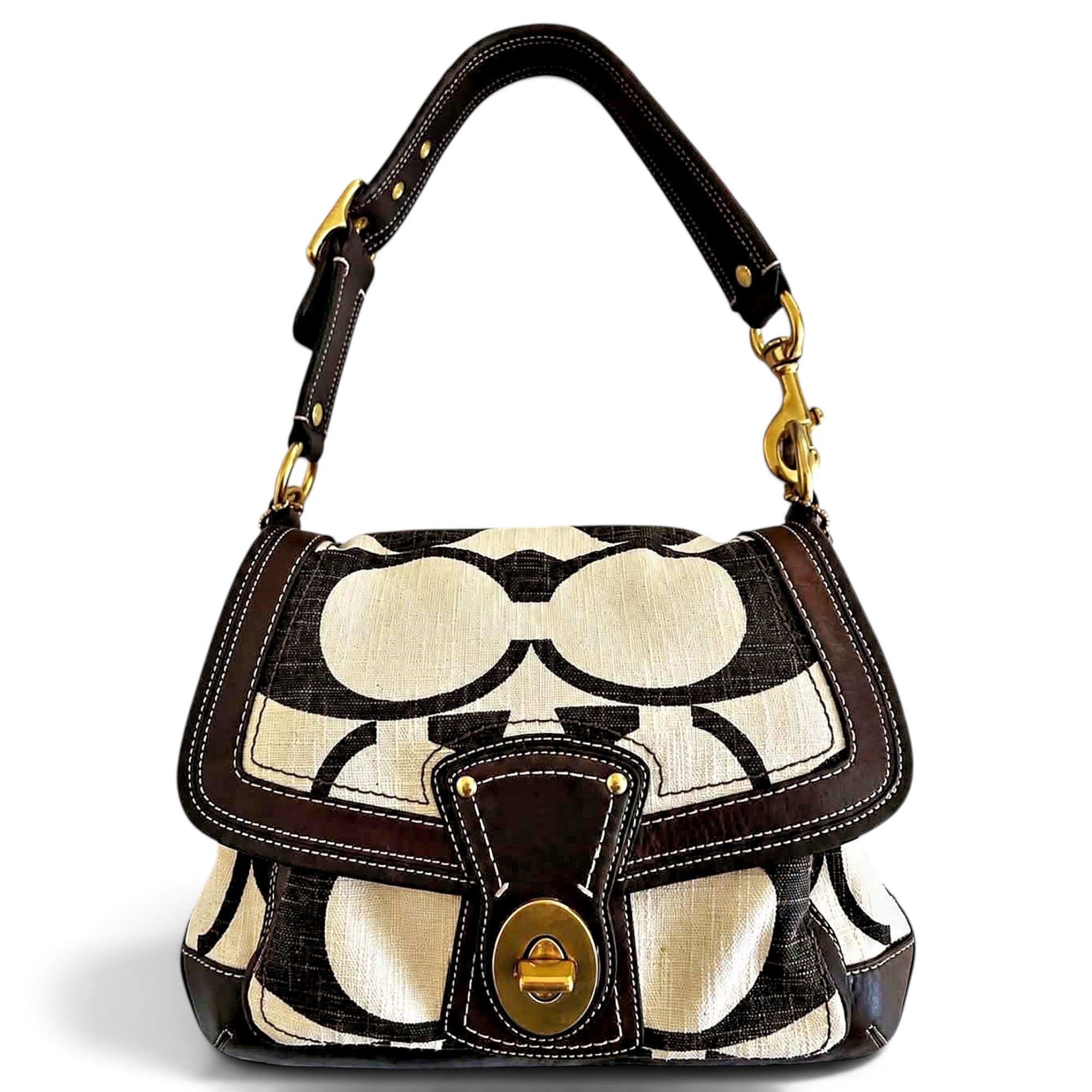 Signature Sufflette cloth handbag