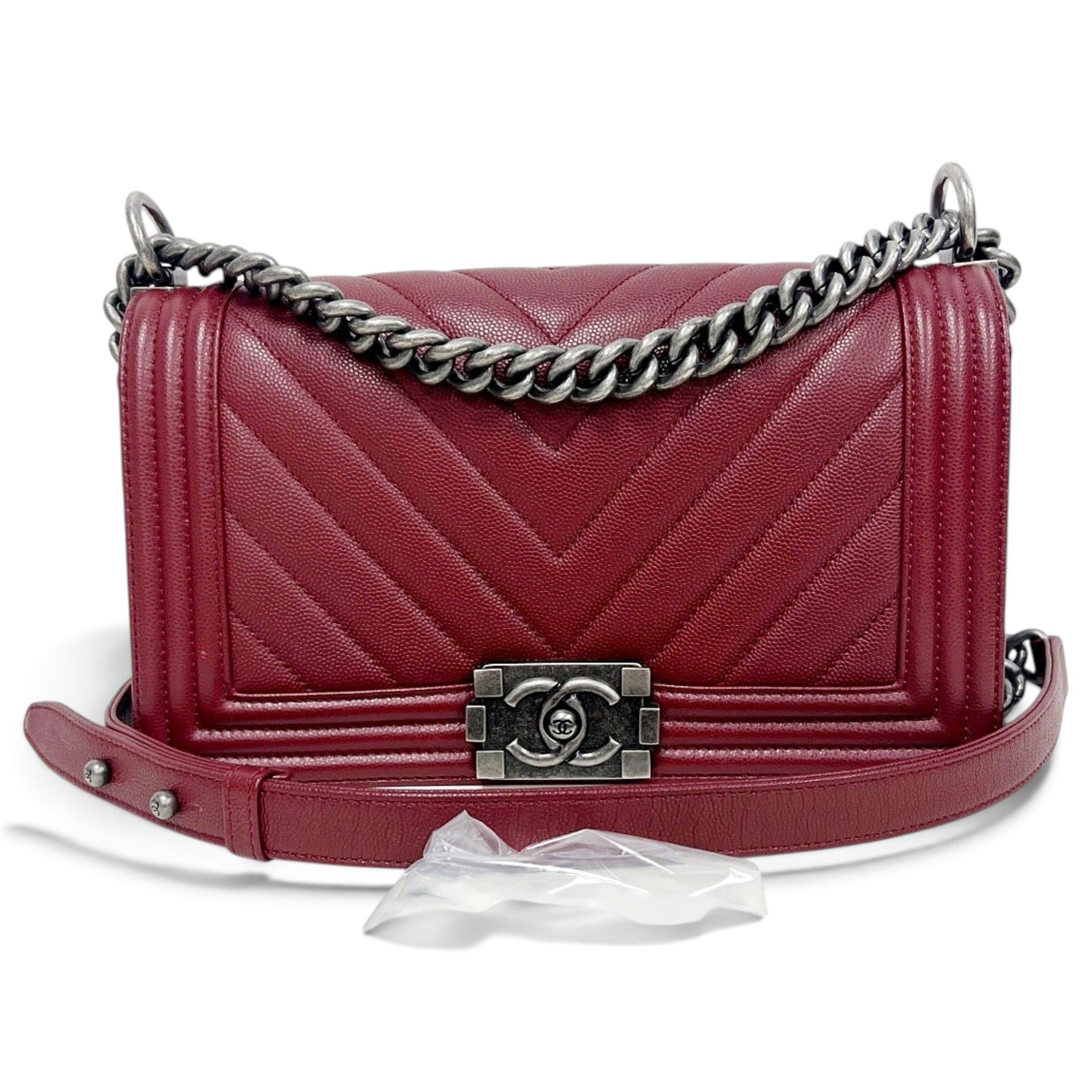 Boy leather crossbody bag