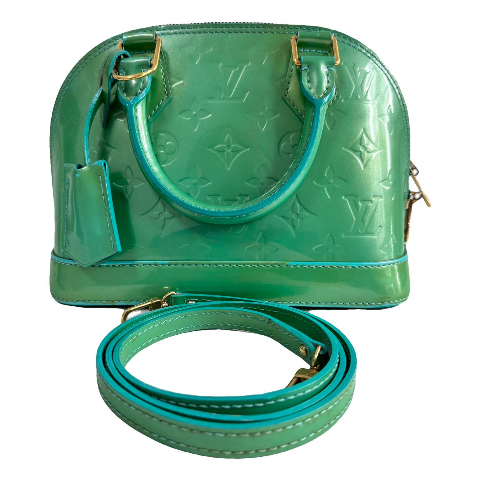 Alma BB patent leather handbag