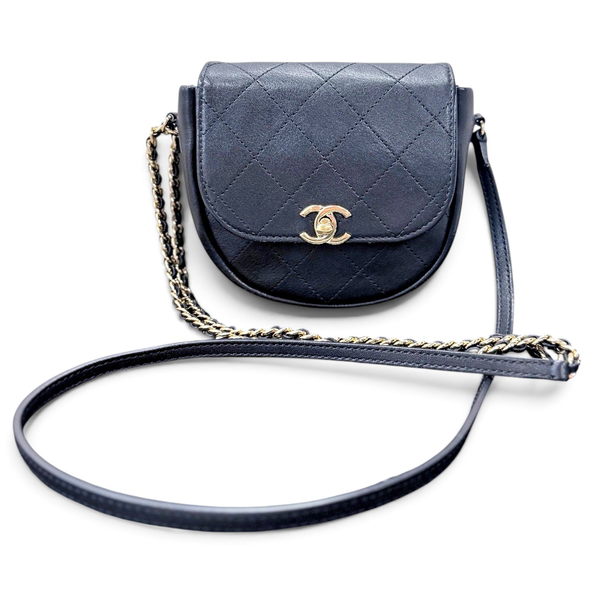 Coco Luxe leather crossbody bag
