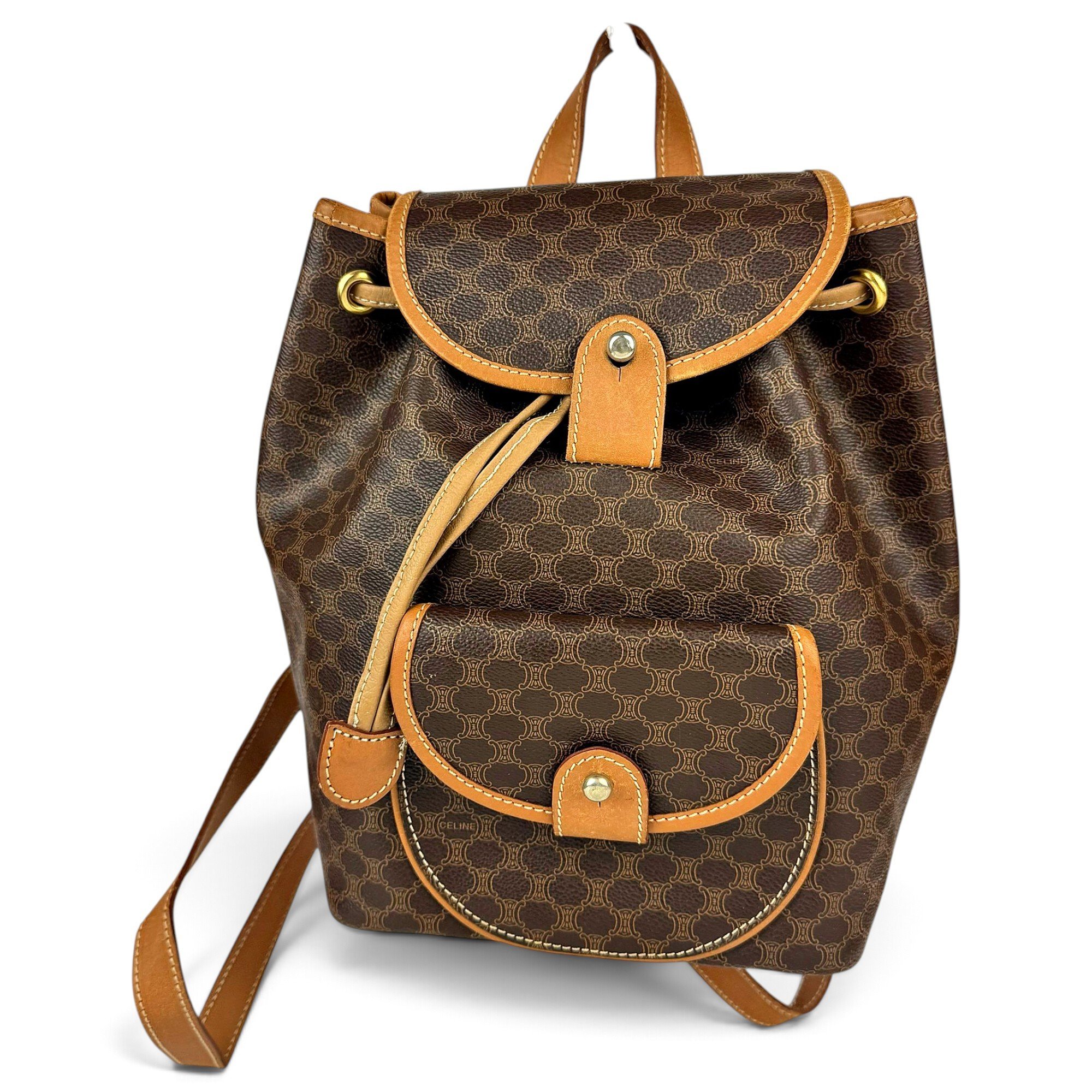 Folco leather backpack