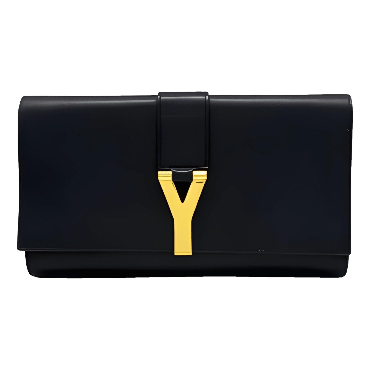 Leather clutch bag