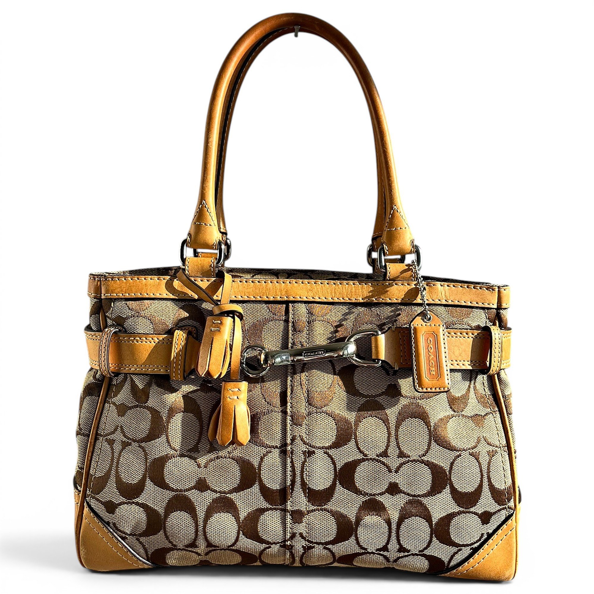 Signature Sufflette leather handbag