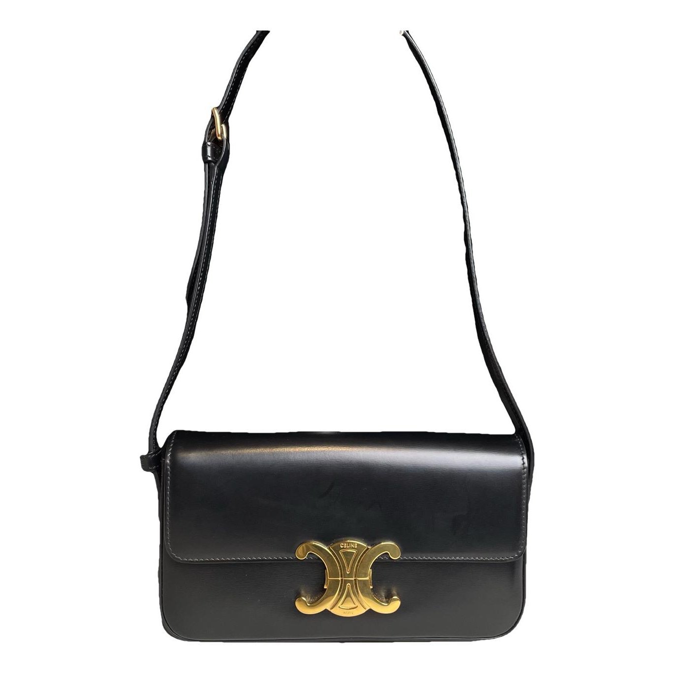 Triomphe Long leather handbag