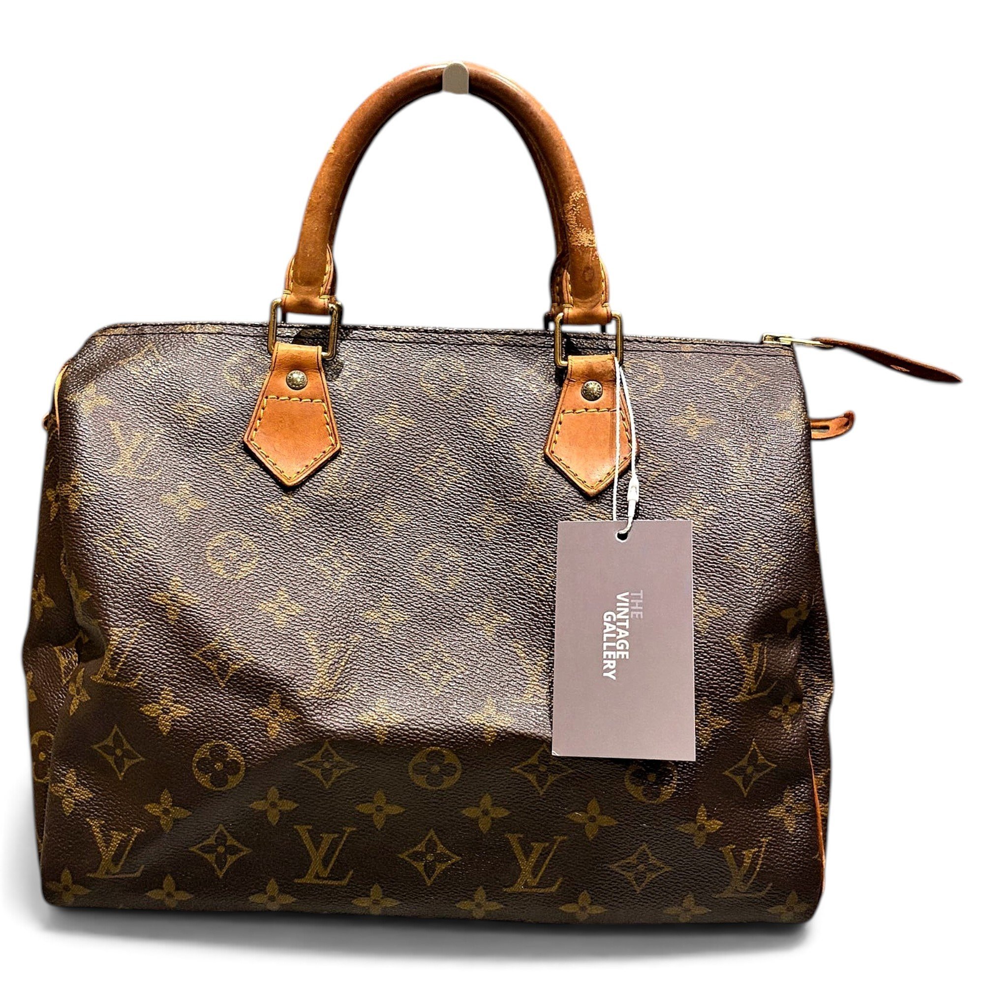 Speedy leather handbag
