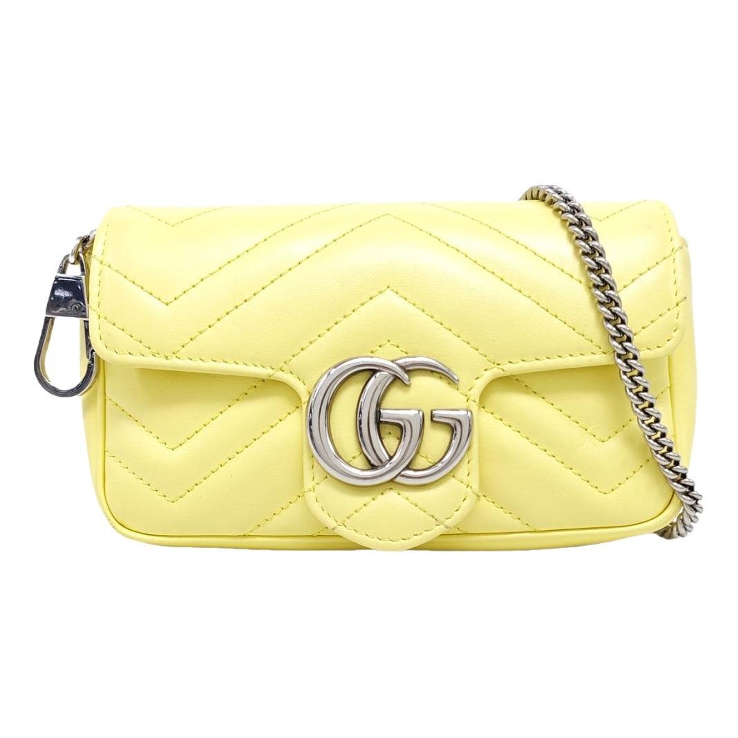 GG Marmont Flap leather handbag