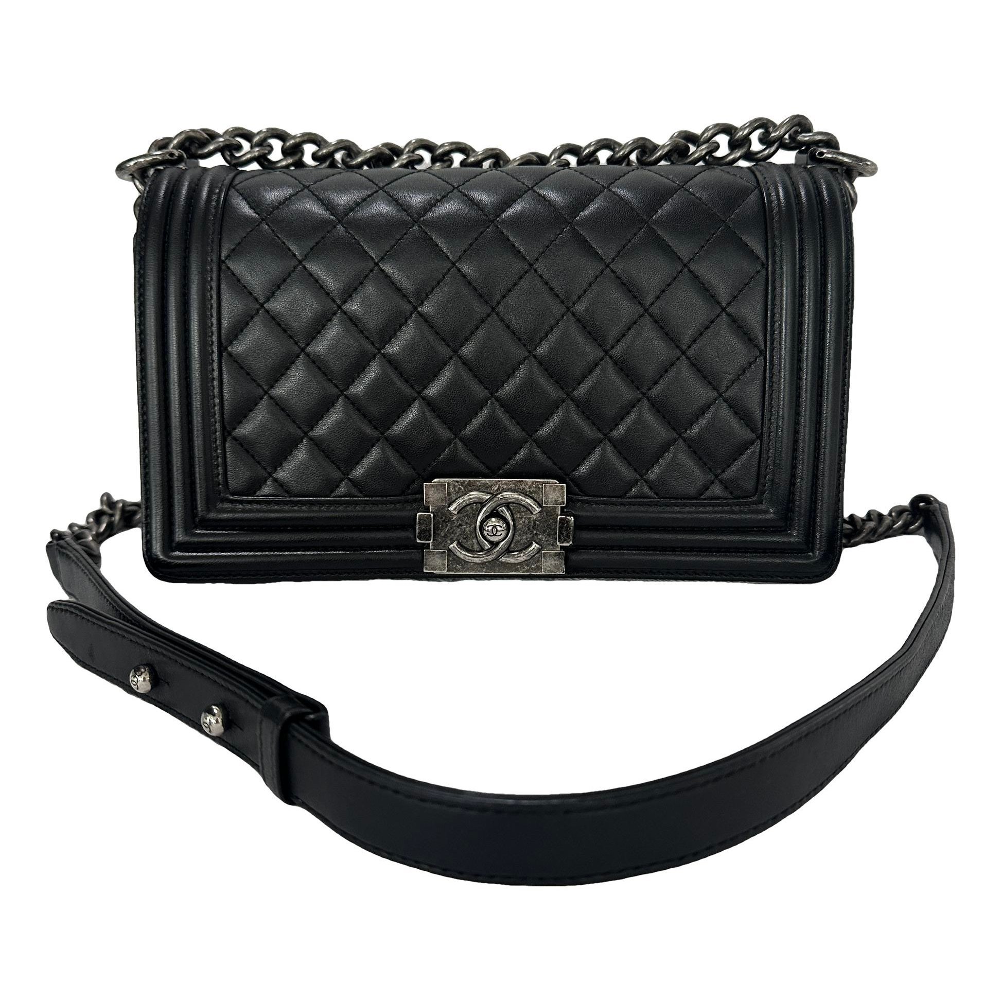 Boy leather crossbody bag