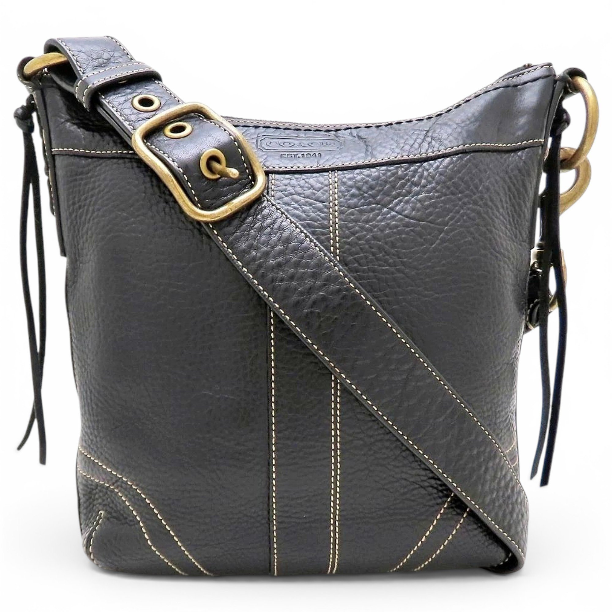 Leather handbag