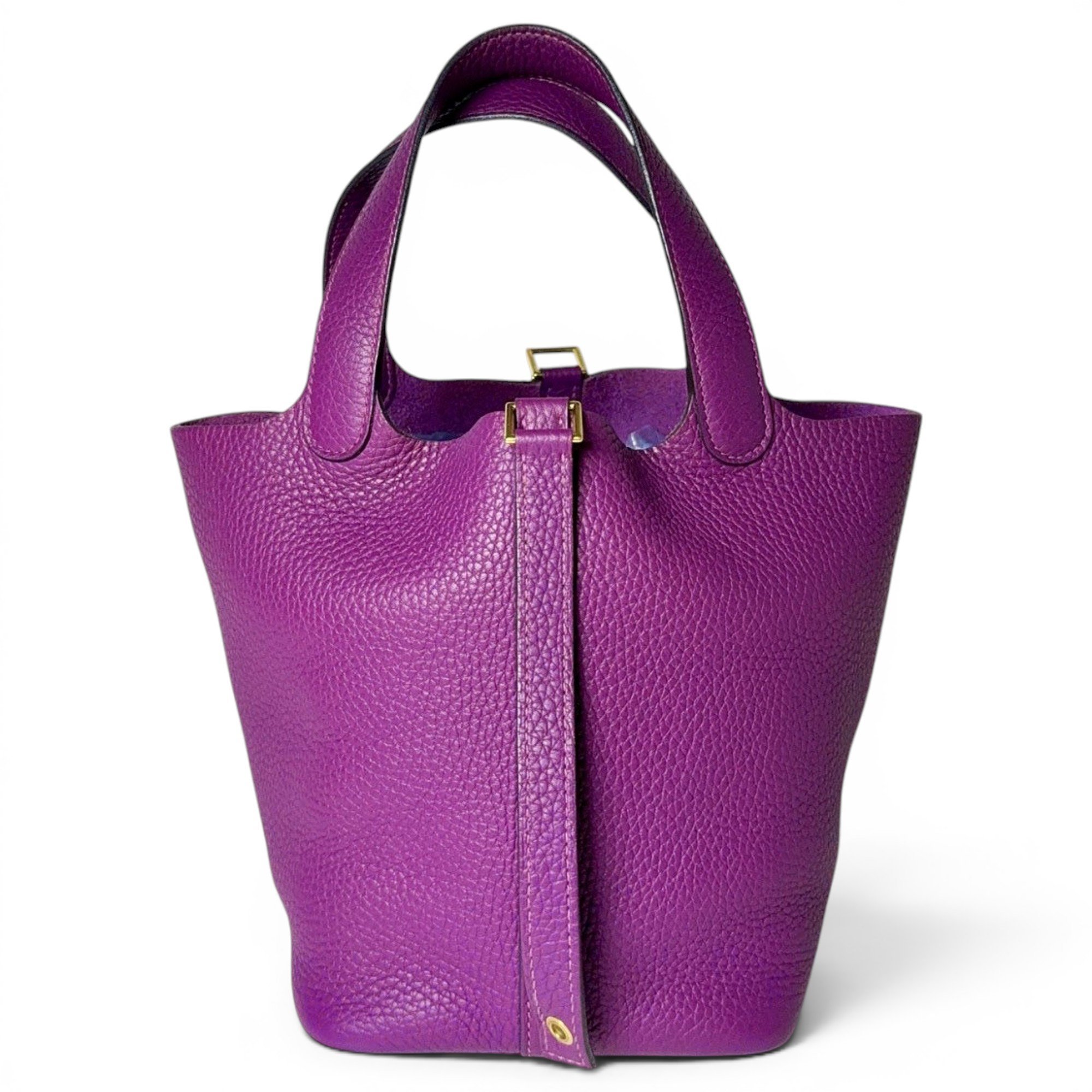 Picotin leather handbag