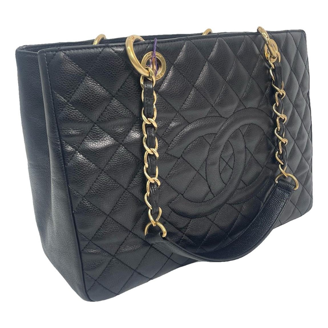 Grand shopping leather tote