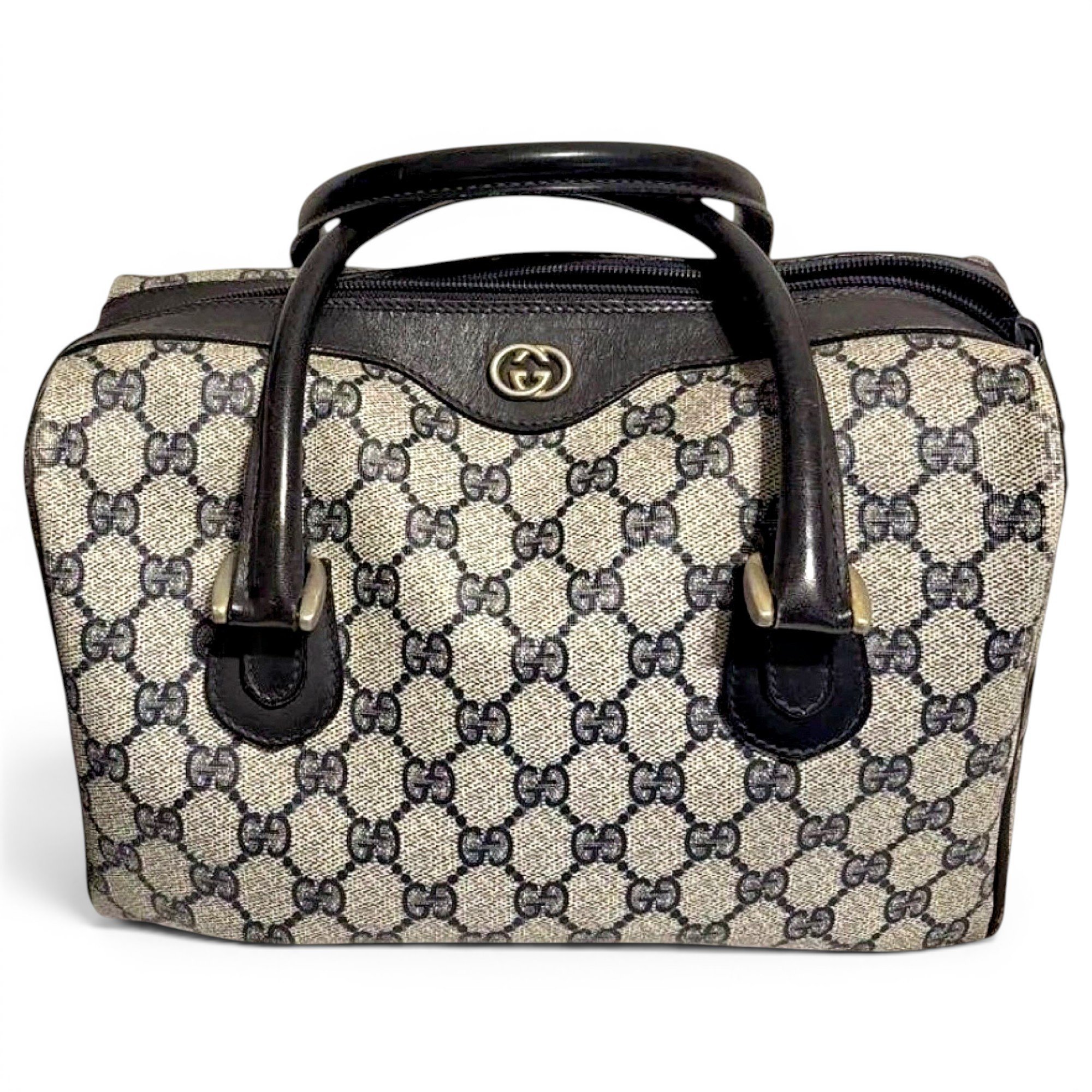 Boston leather handbag