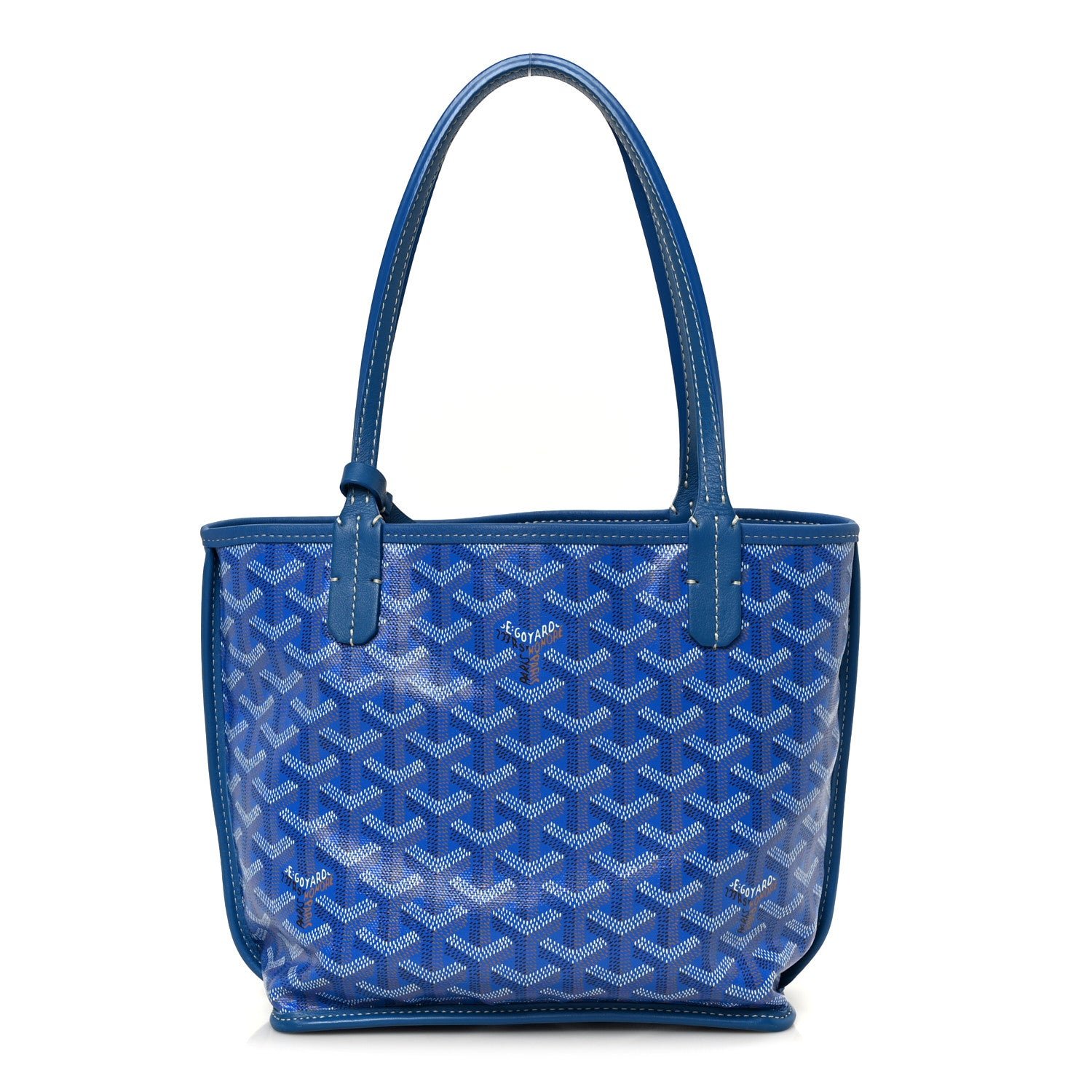 Goyard Goyardine Reversible Mini Anjou Sky Blue
