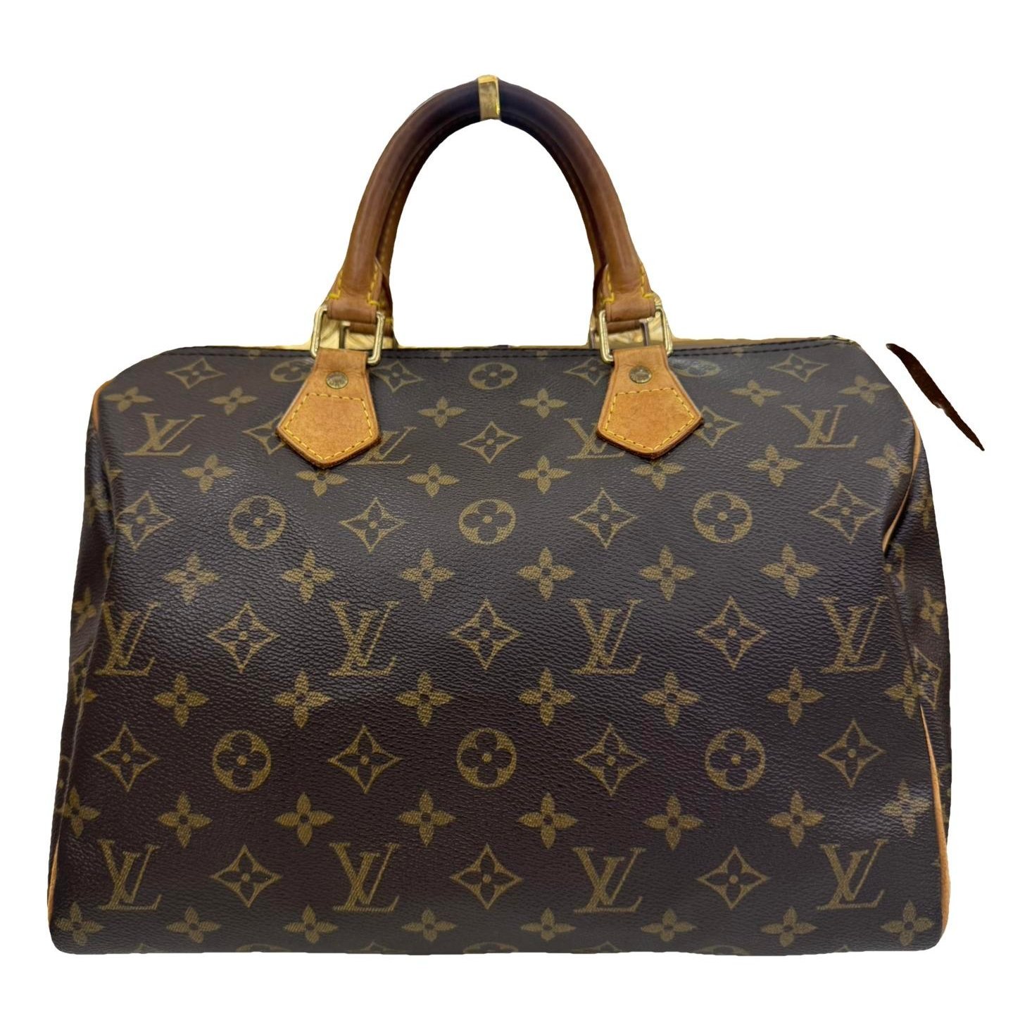 Speedy leather handbag