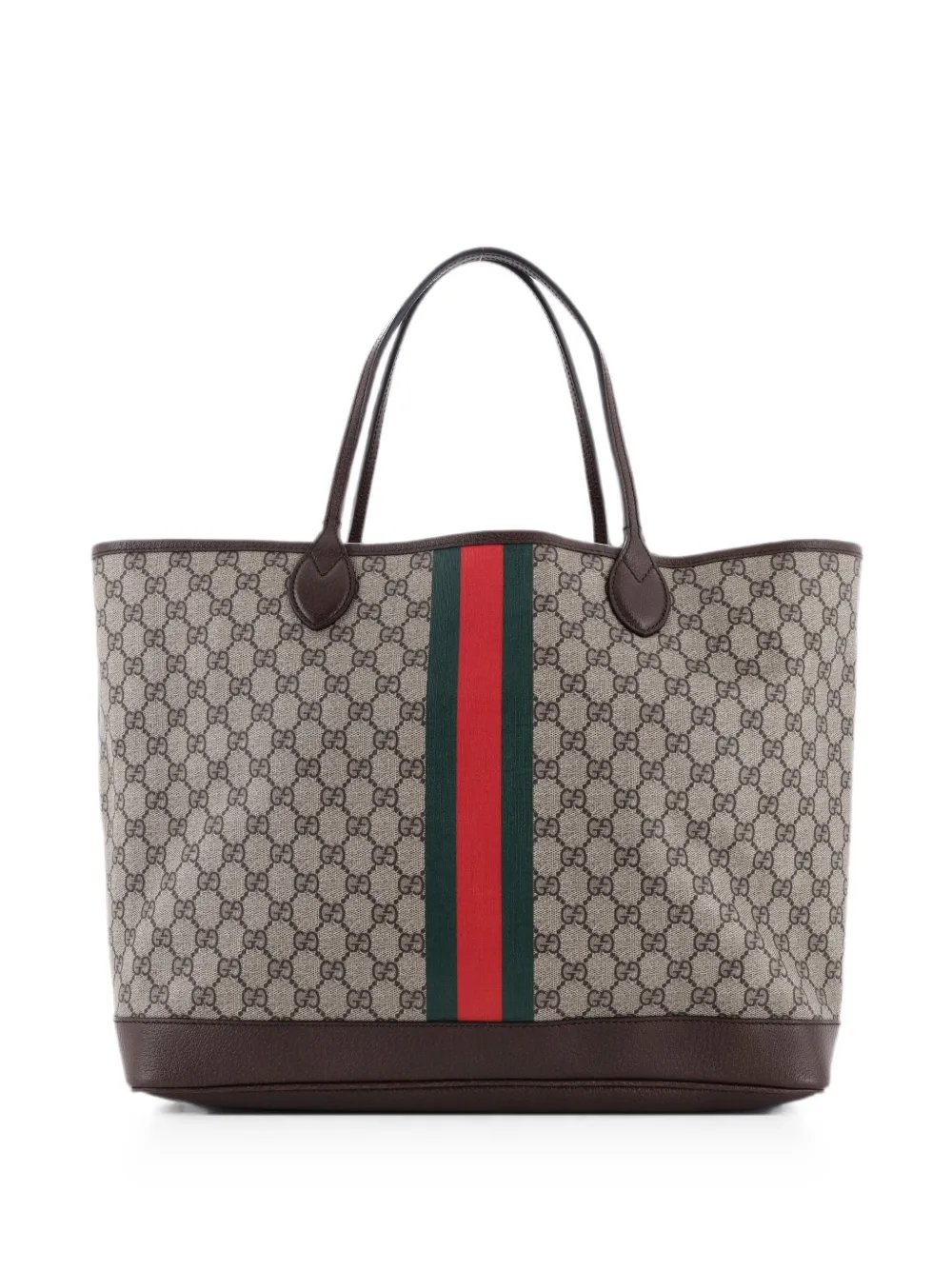 Ophidia Open Shopping GG Coated Canvas Large tote bag