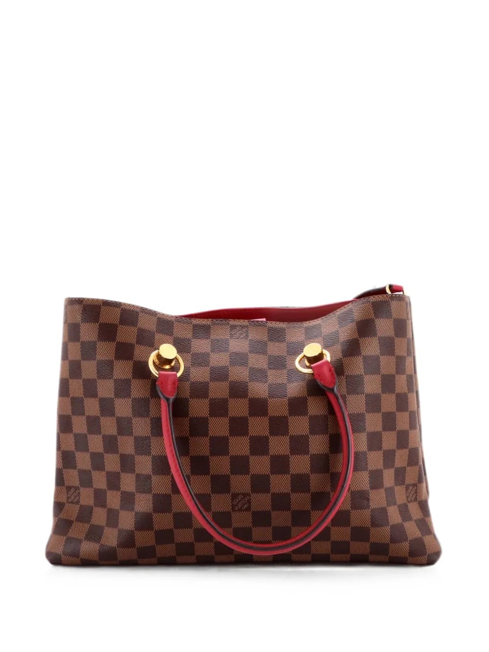 LV Riverside Handbag Damier with Leather tote bag