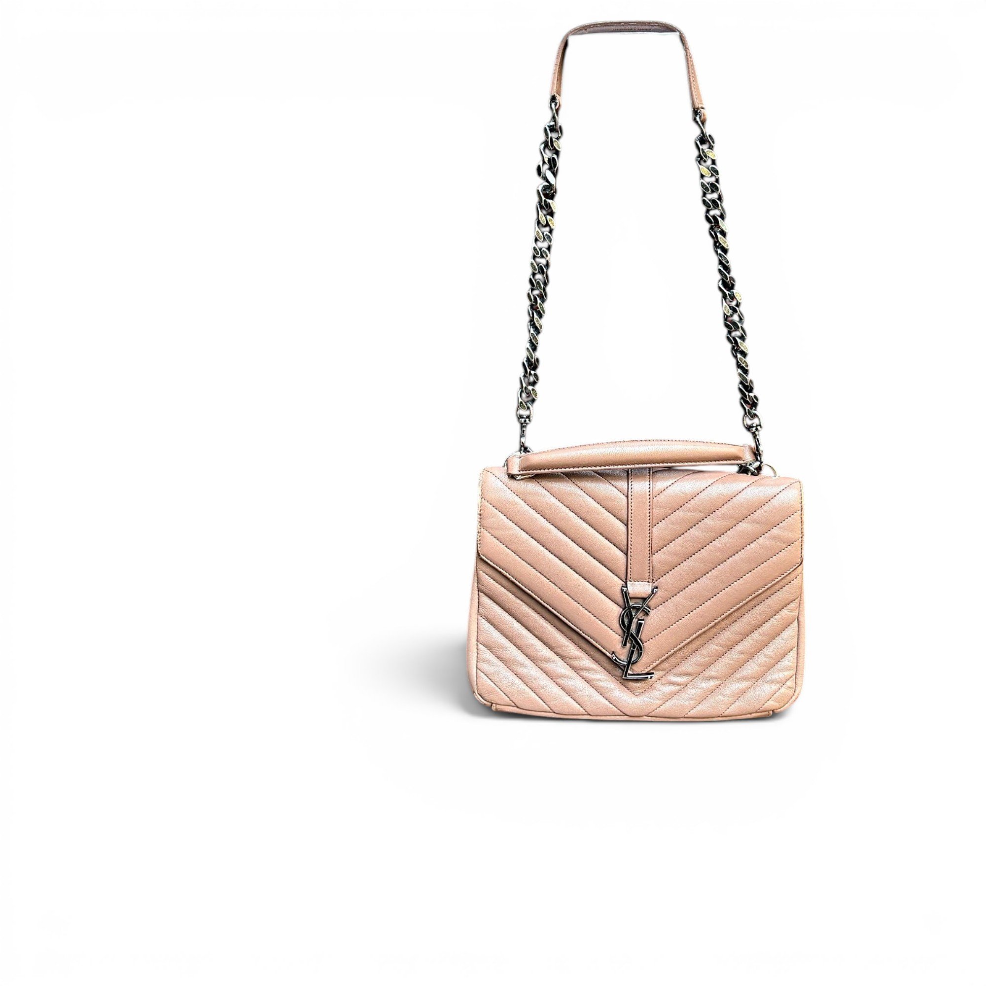 Collége monogramme leather handbag