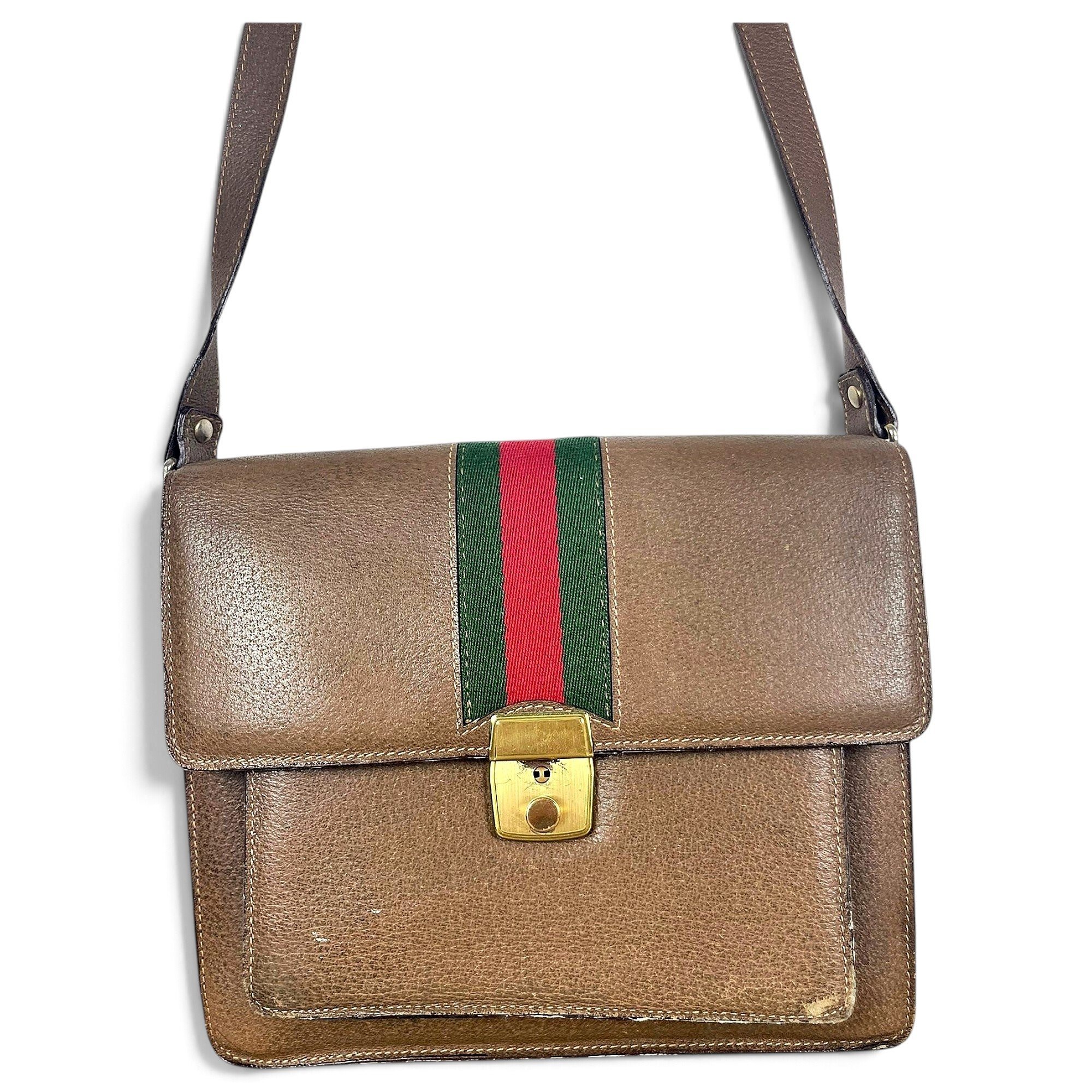 Leather crossbody bag