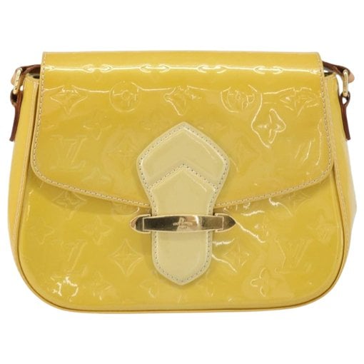 Bellflower patent leather handbag