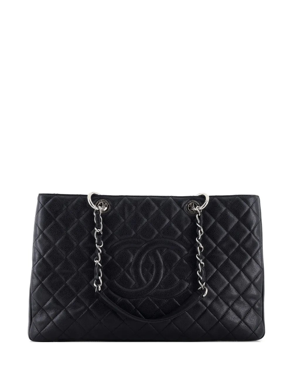Grand Shopping Quilted Caviar XL tote bag
