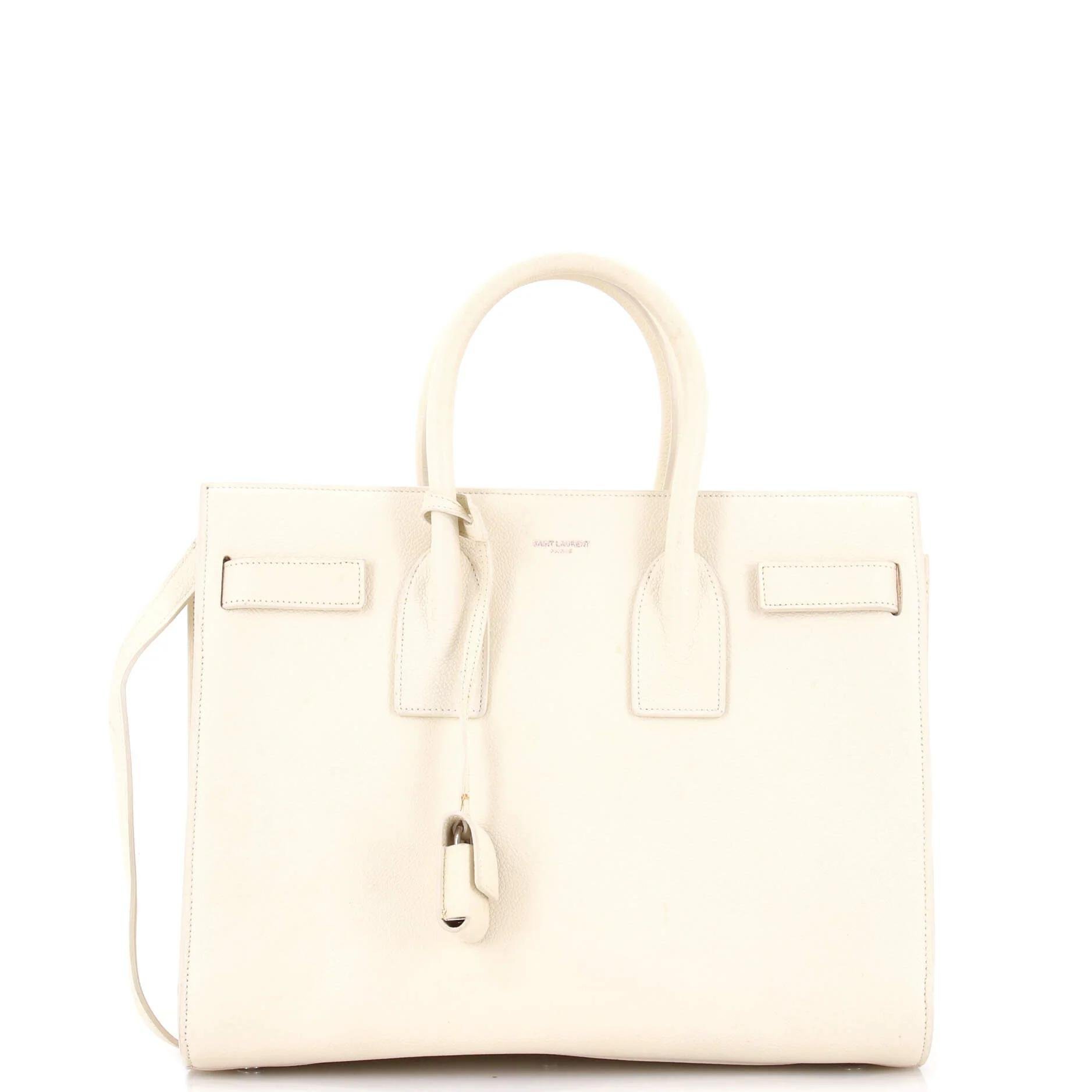 Leather tote