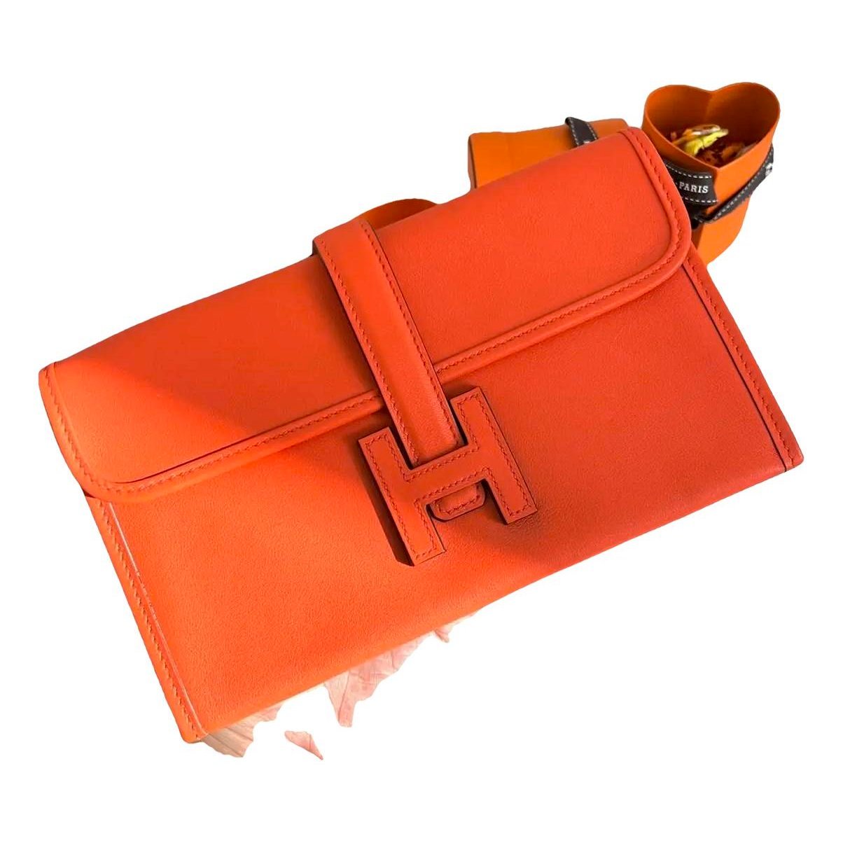 Hermes Jige Handbag Orange