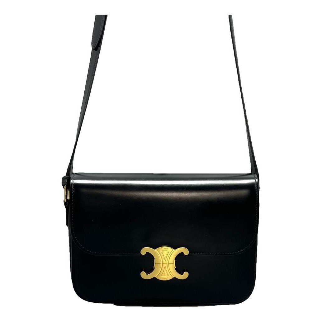 Triomphe leather handbag