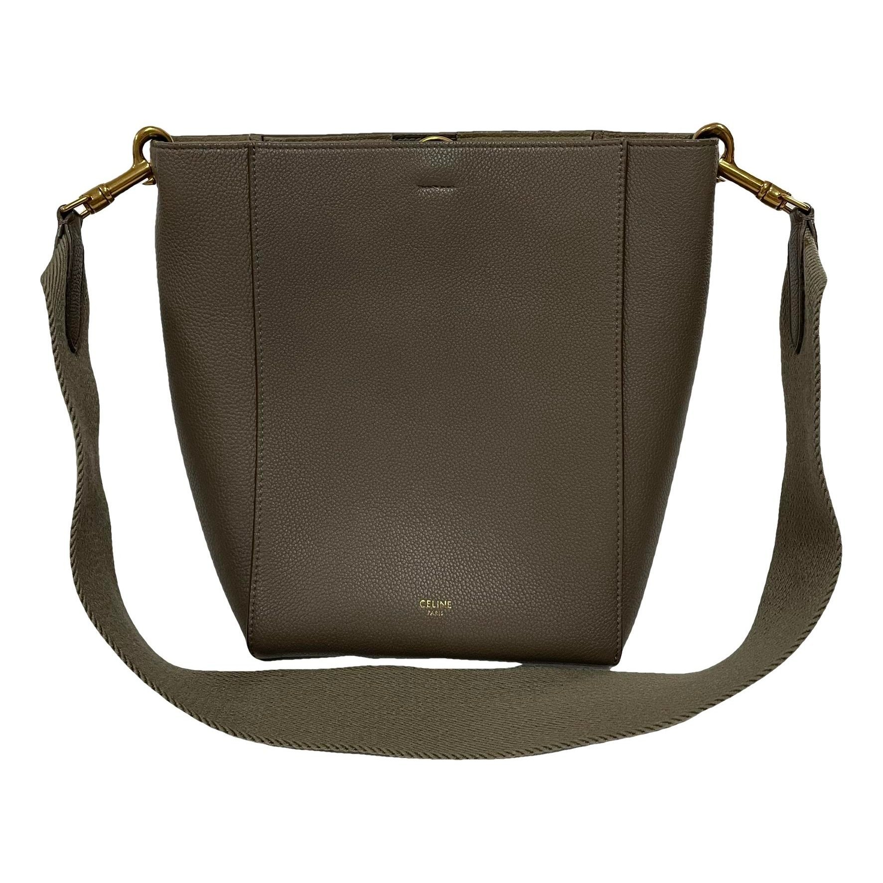 Seau Sangle leather handbag