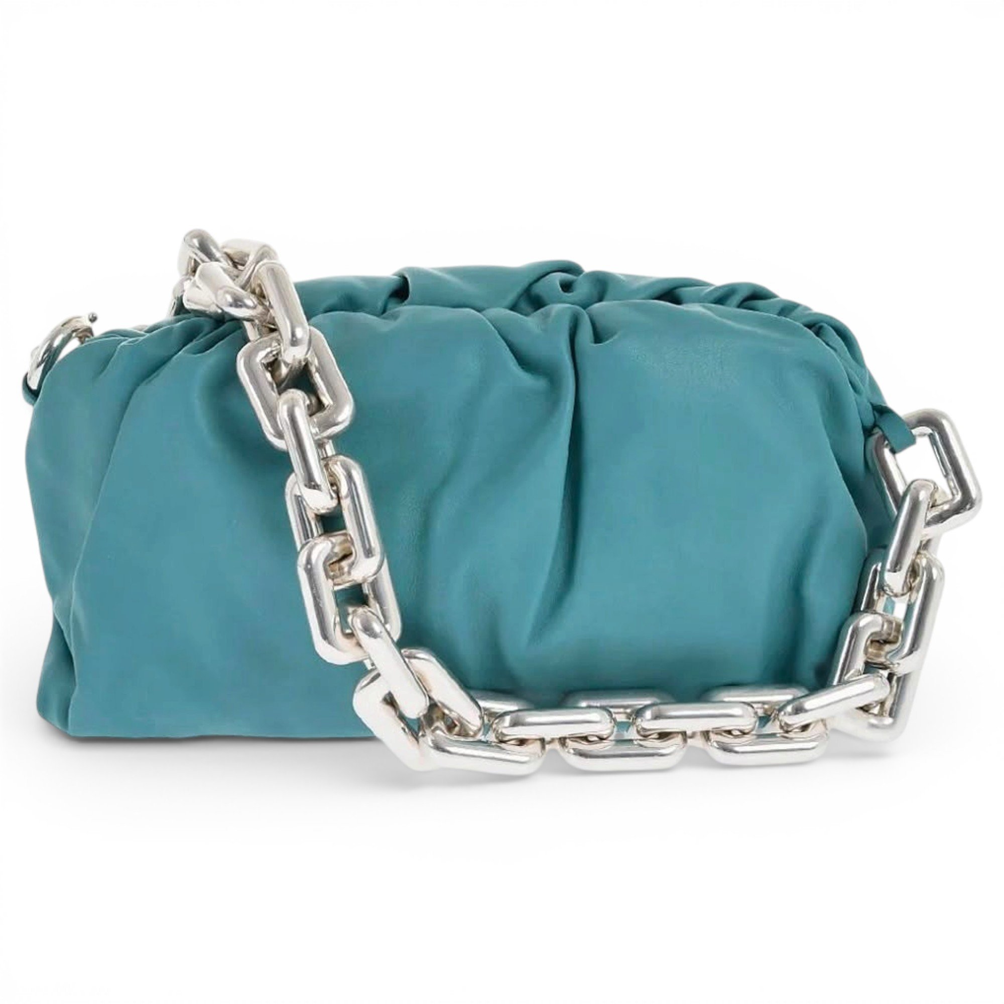 Chain Pouch leather handbag