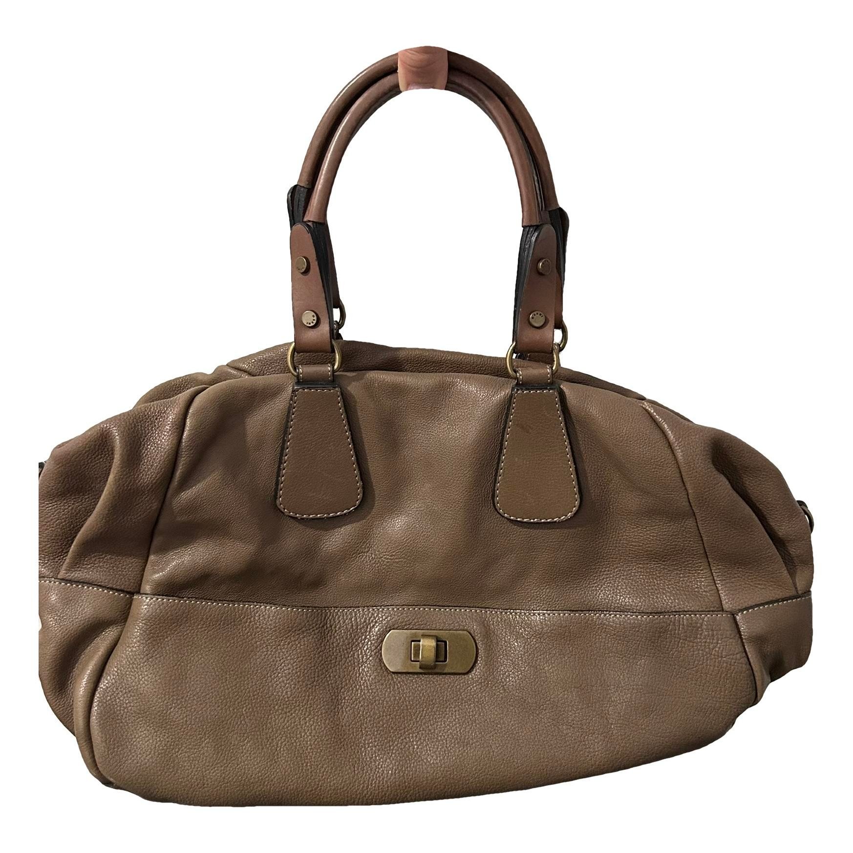 Leather handbag