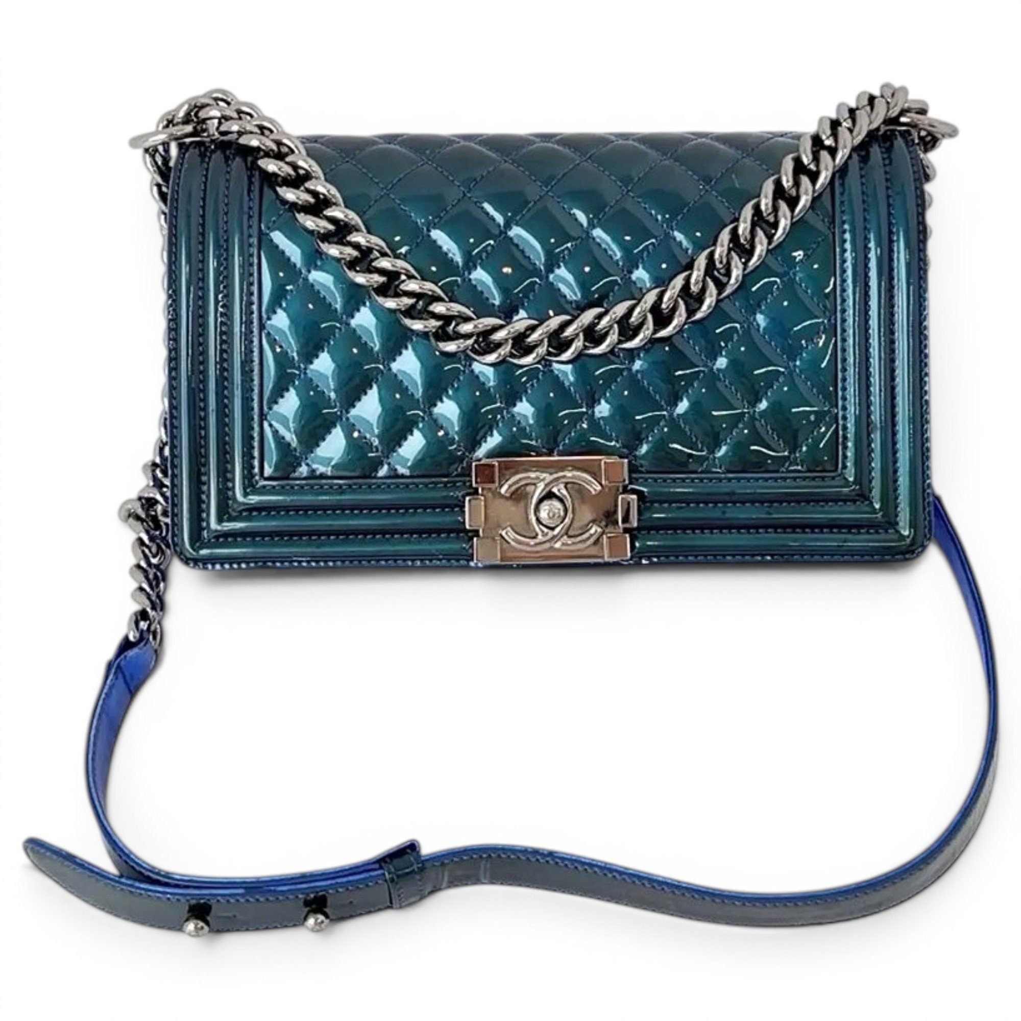 Boy patent leather handbag