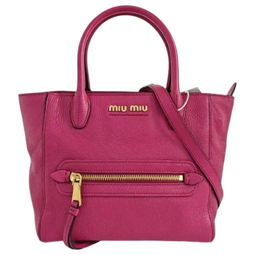 Leather handbag