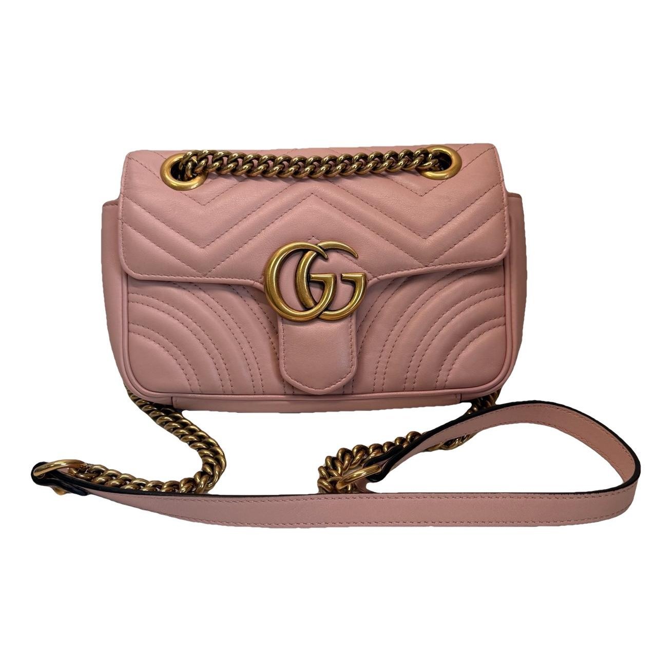 GG Marmont Flap leather handbag