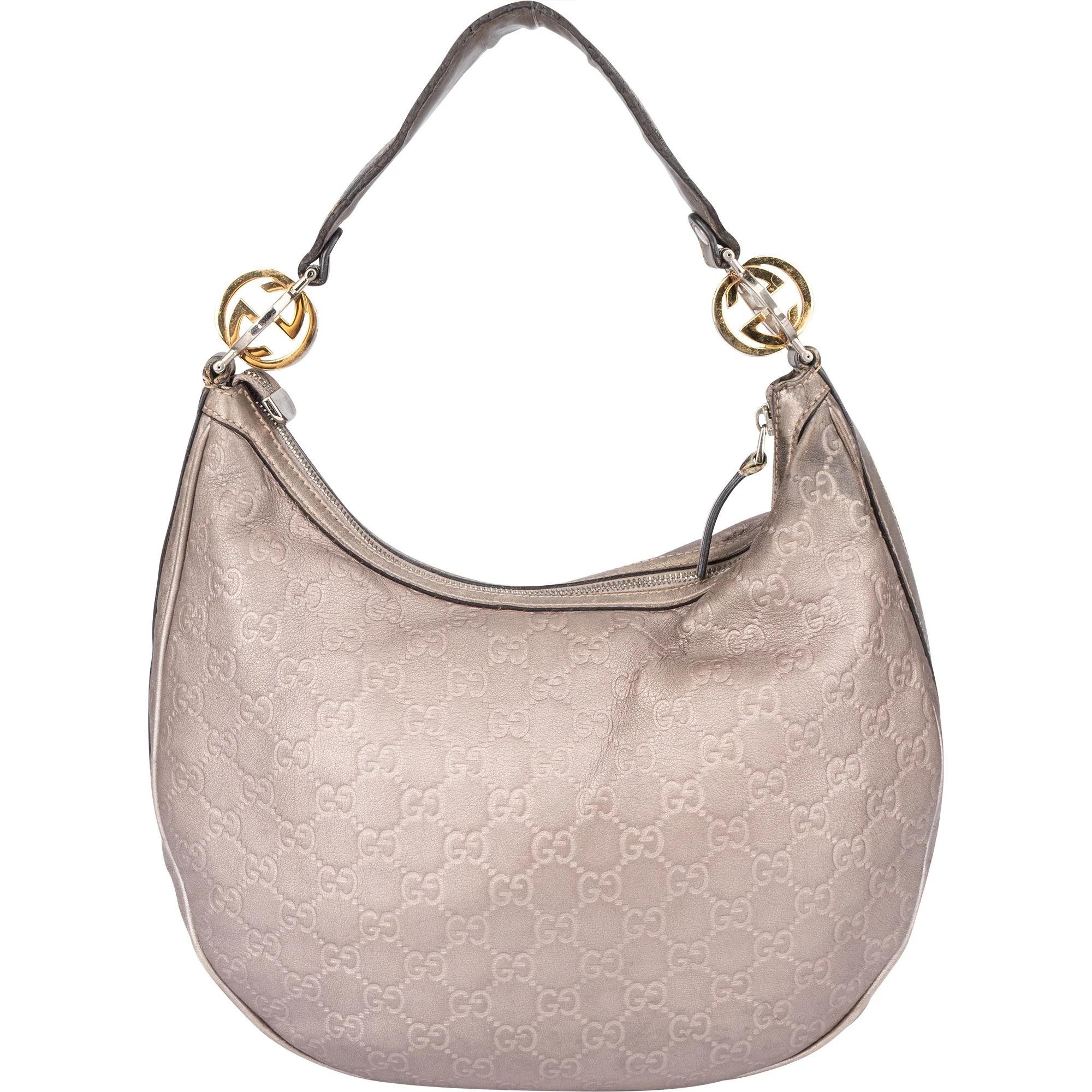 Gucci B leather handbag