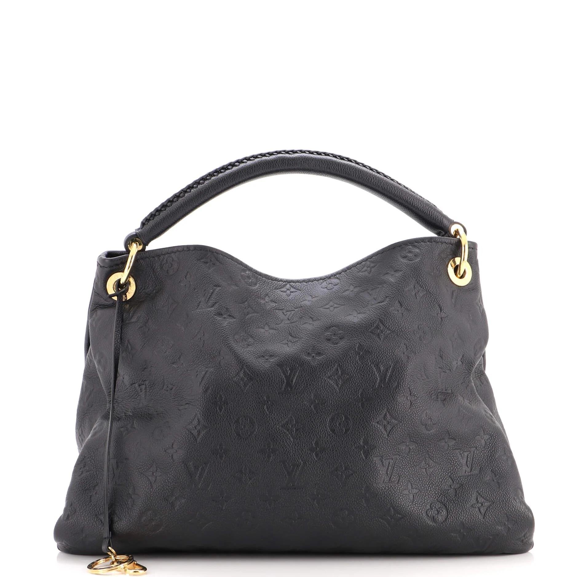 Artsy leather handbag