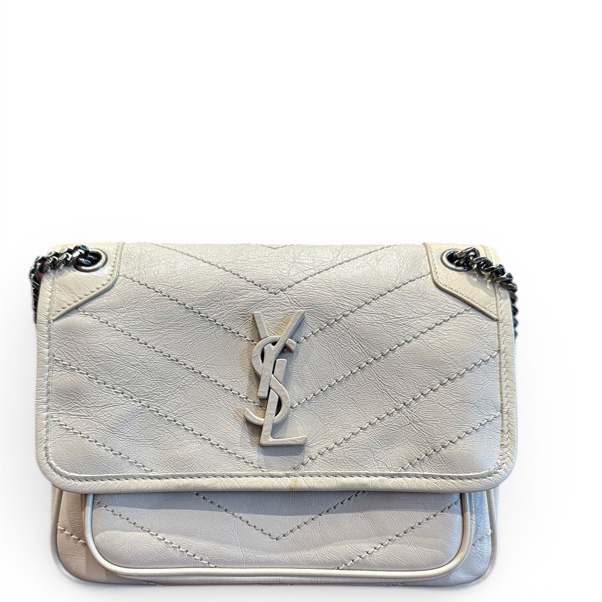 Niki leather crossbody bag