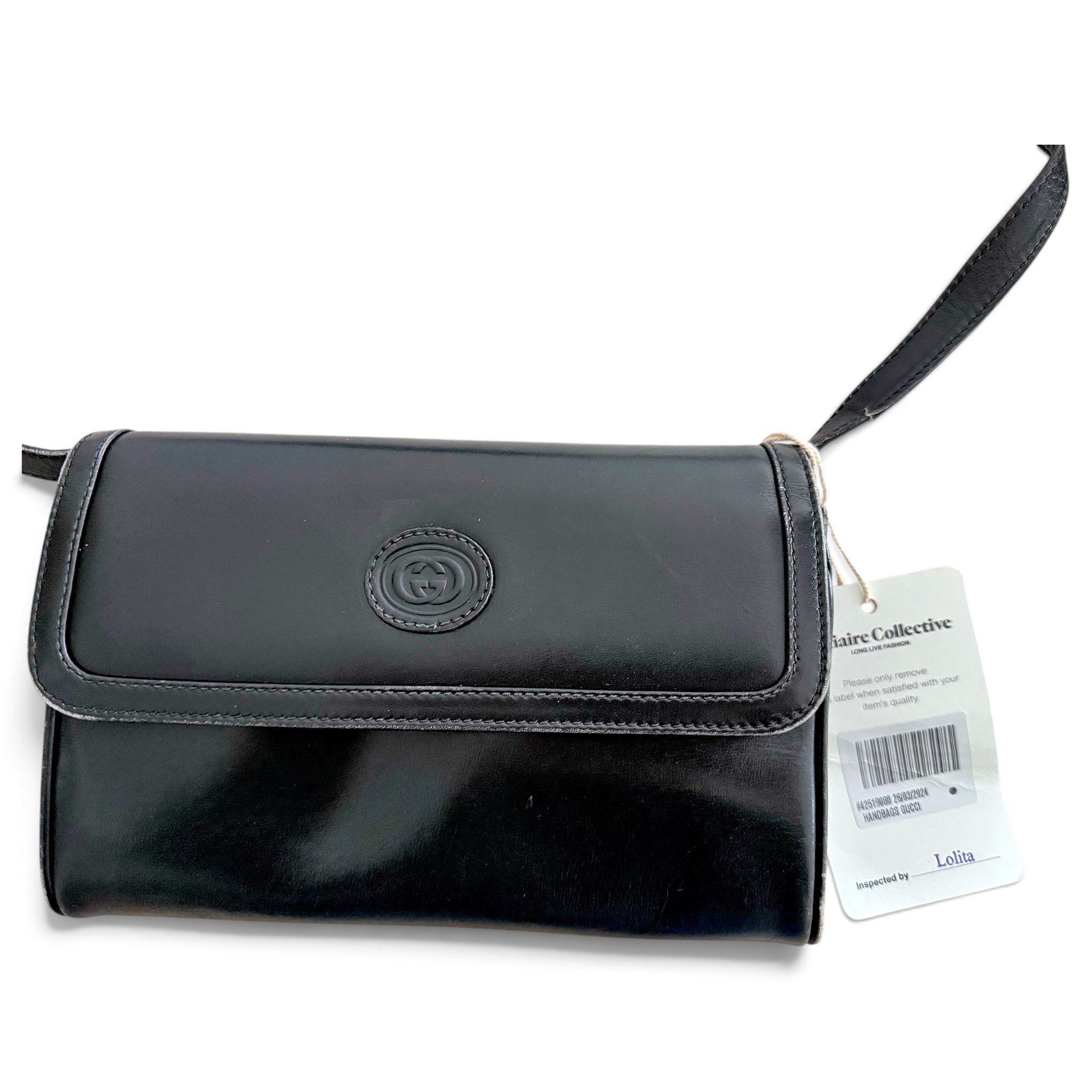 Leather crossbody bag