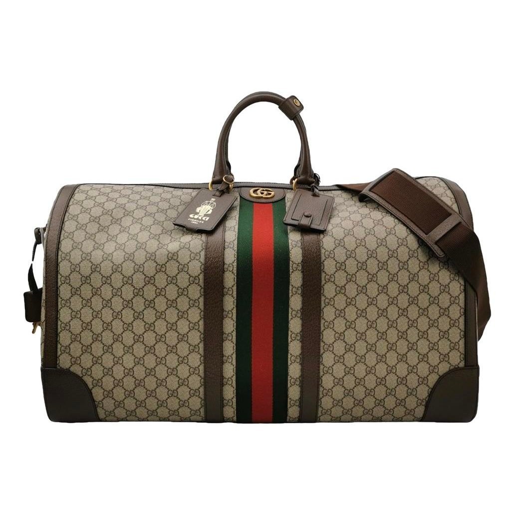 Ophidia leather travel bag