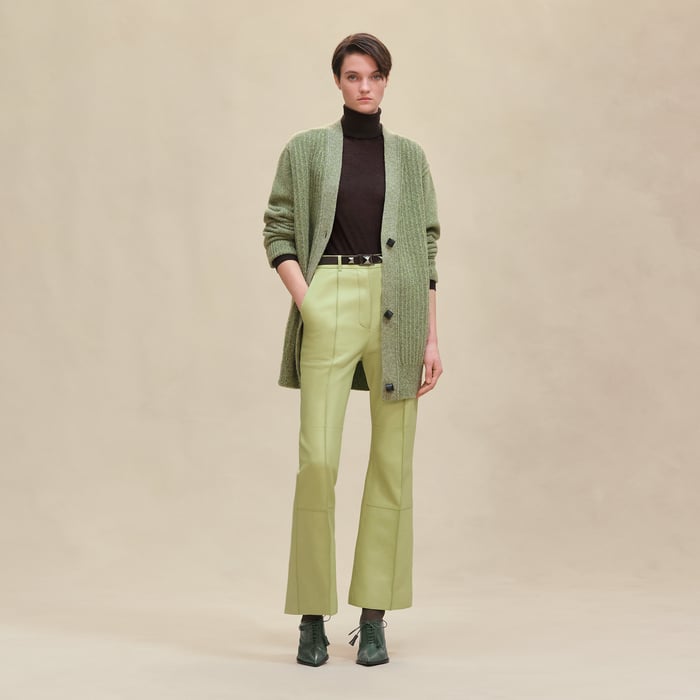 Vert Prairie Thick Long-sleeve Cardigan