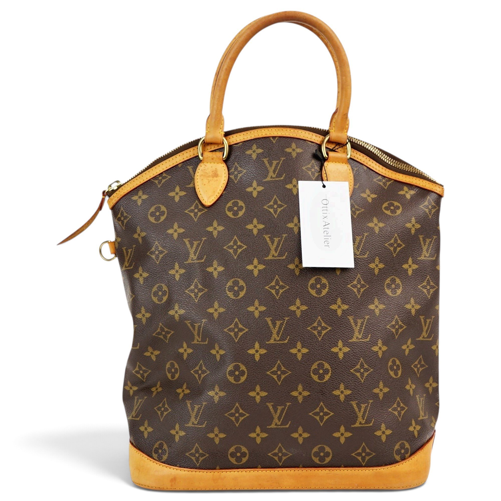 Lockit Vertical leather handbag