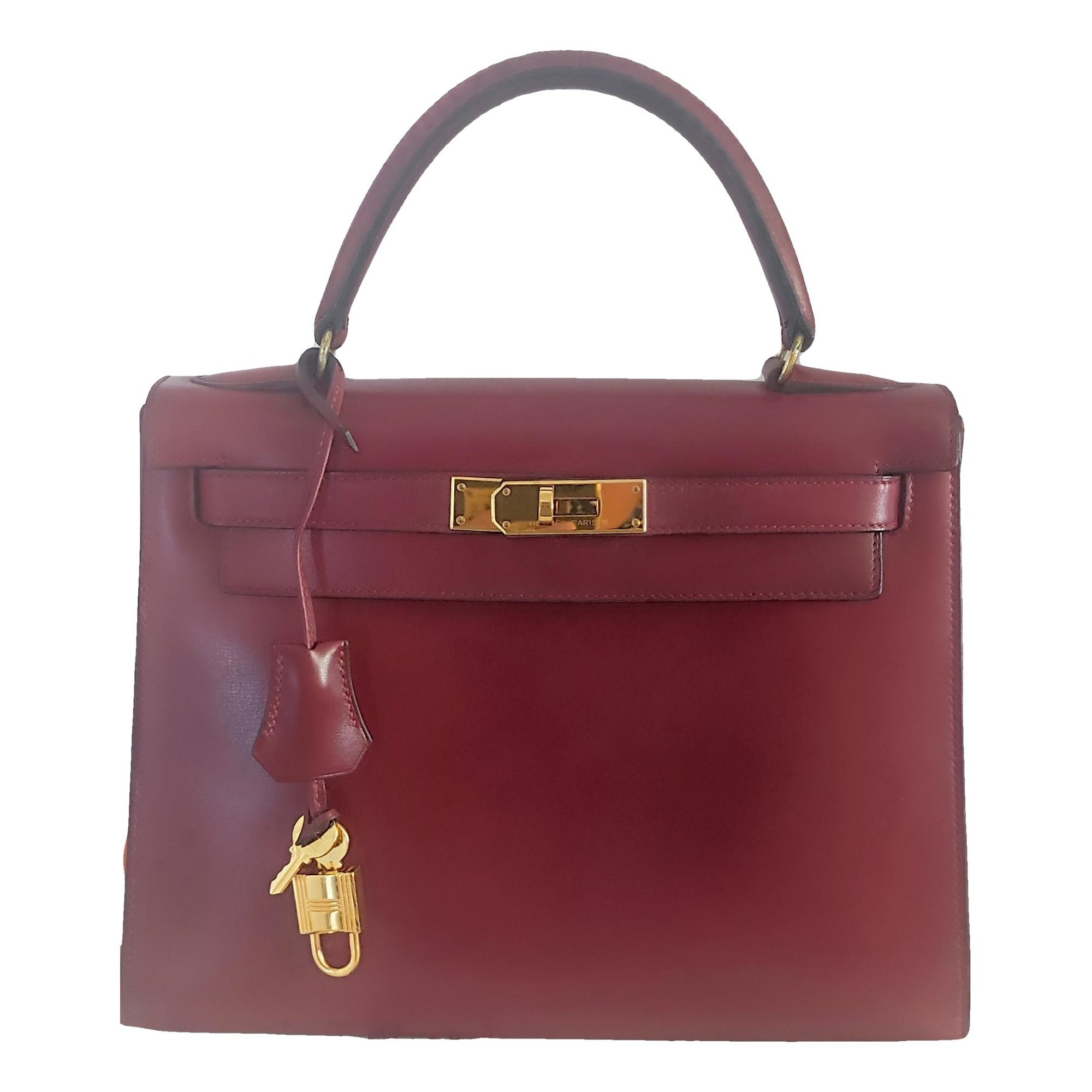 Kelly 28 leather handbag
