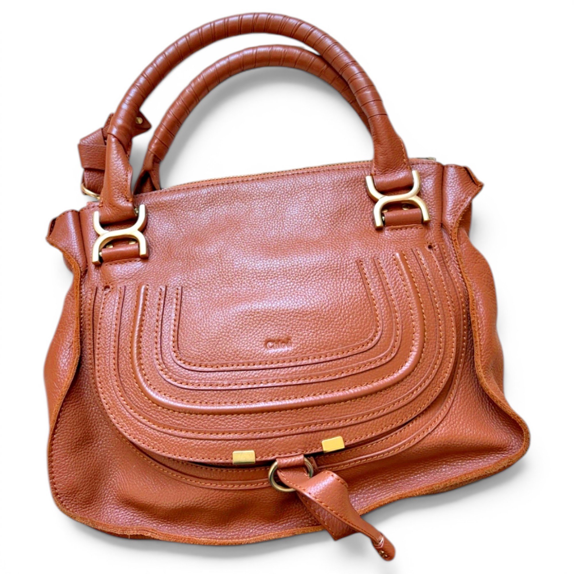 Marcie leather handbag