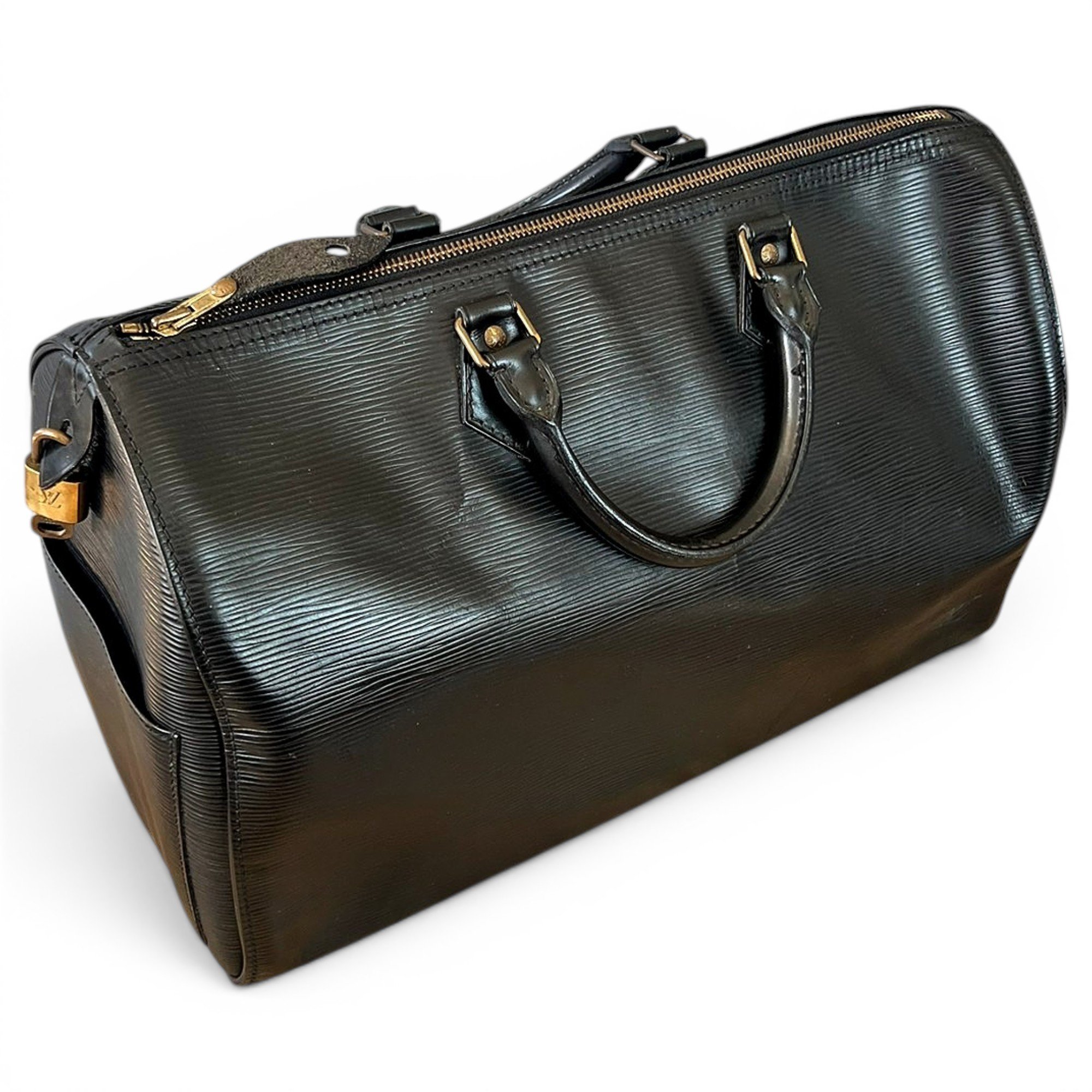 Speedy leather handbag