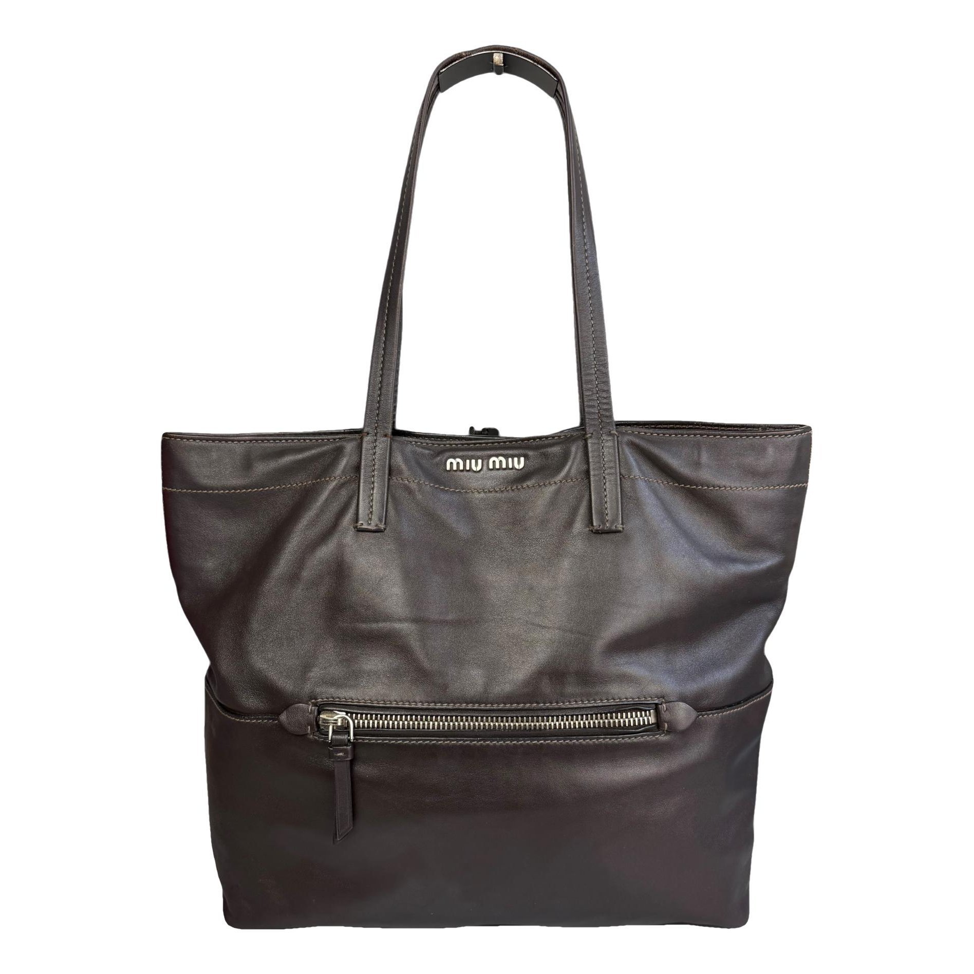 Leather handbag