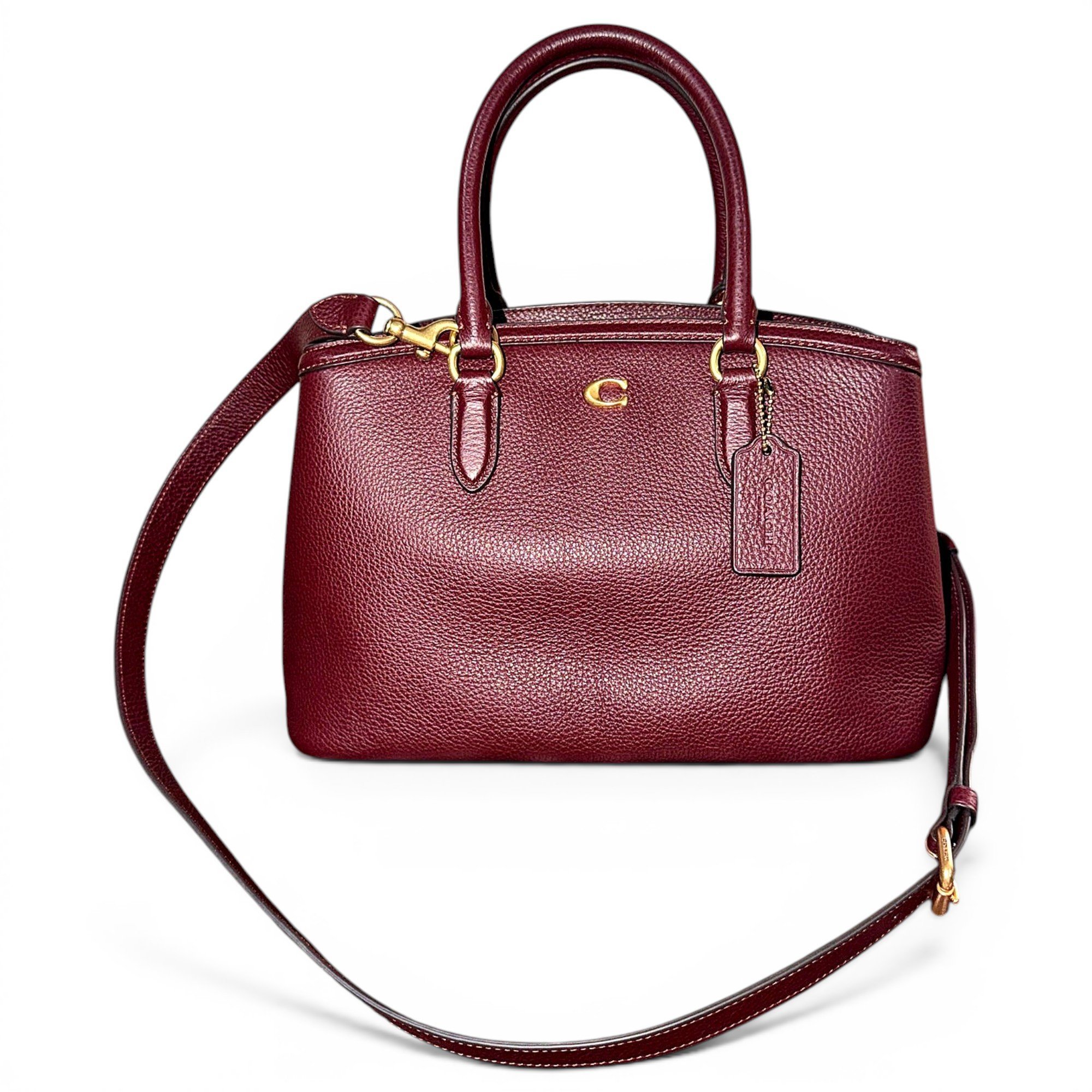 Leather satchel