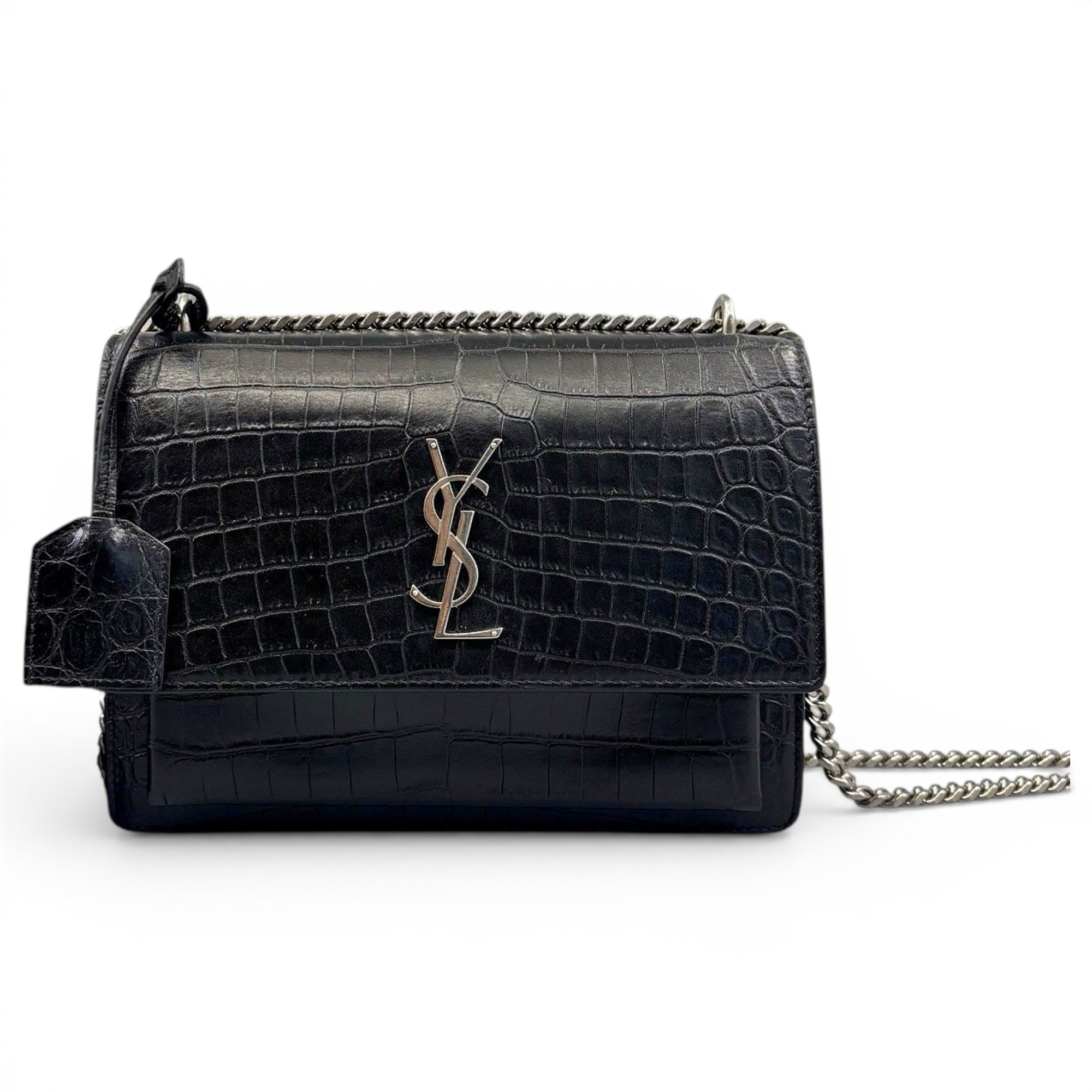 Sunset leather handbag